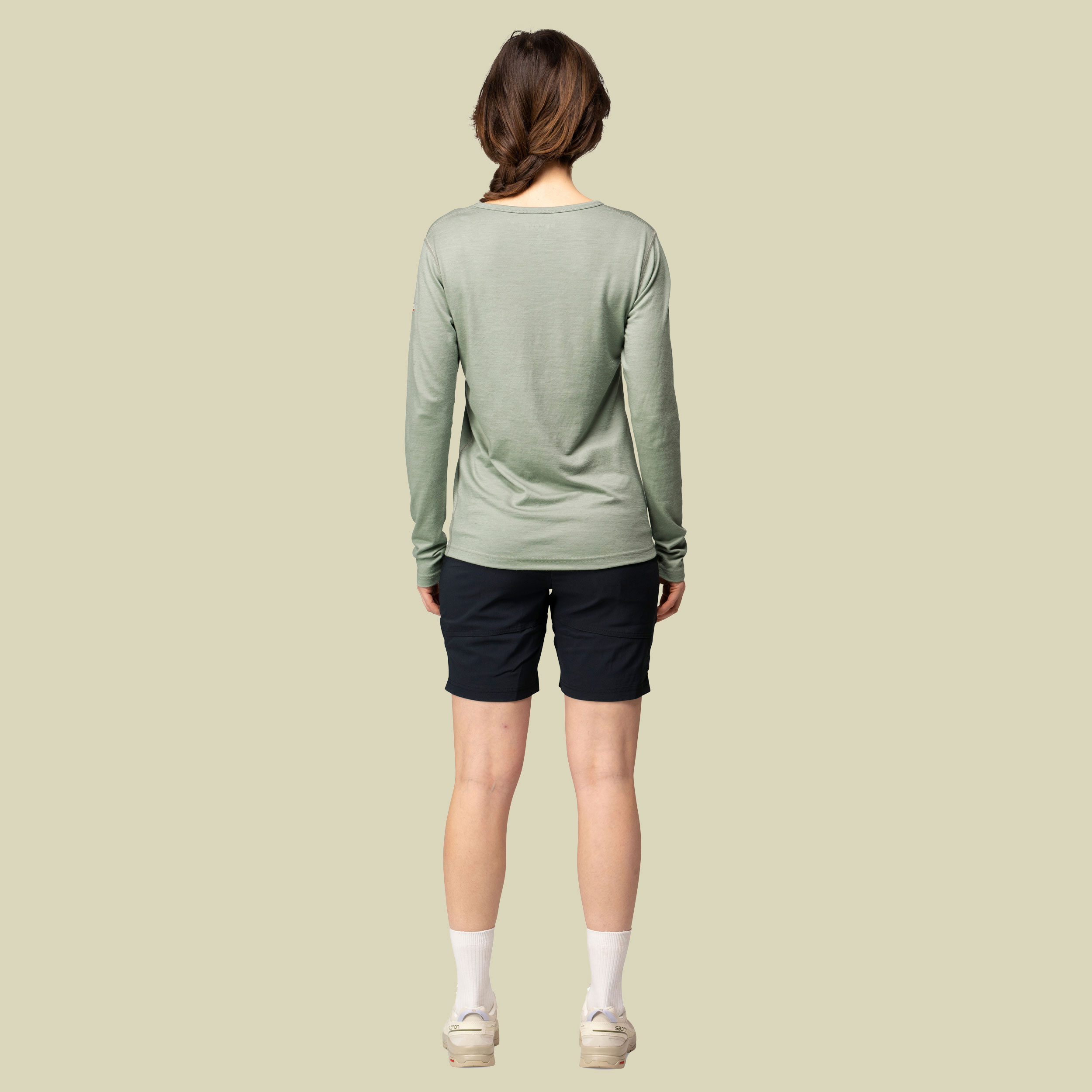 Breeze Plus Merino 200 Shirt Woman XL grau - fog