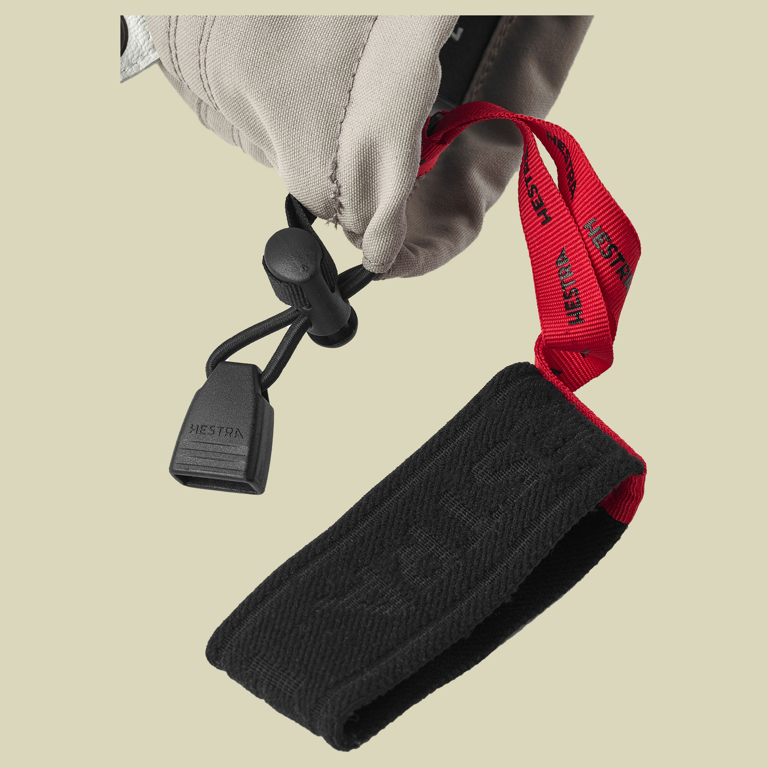 Heli Ski Female 3-Finger grün 9 - khaki/offwhite