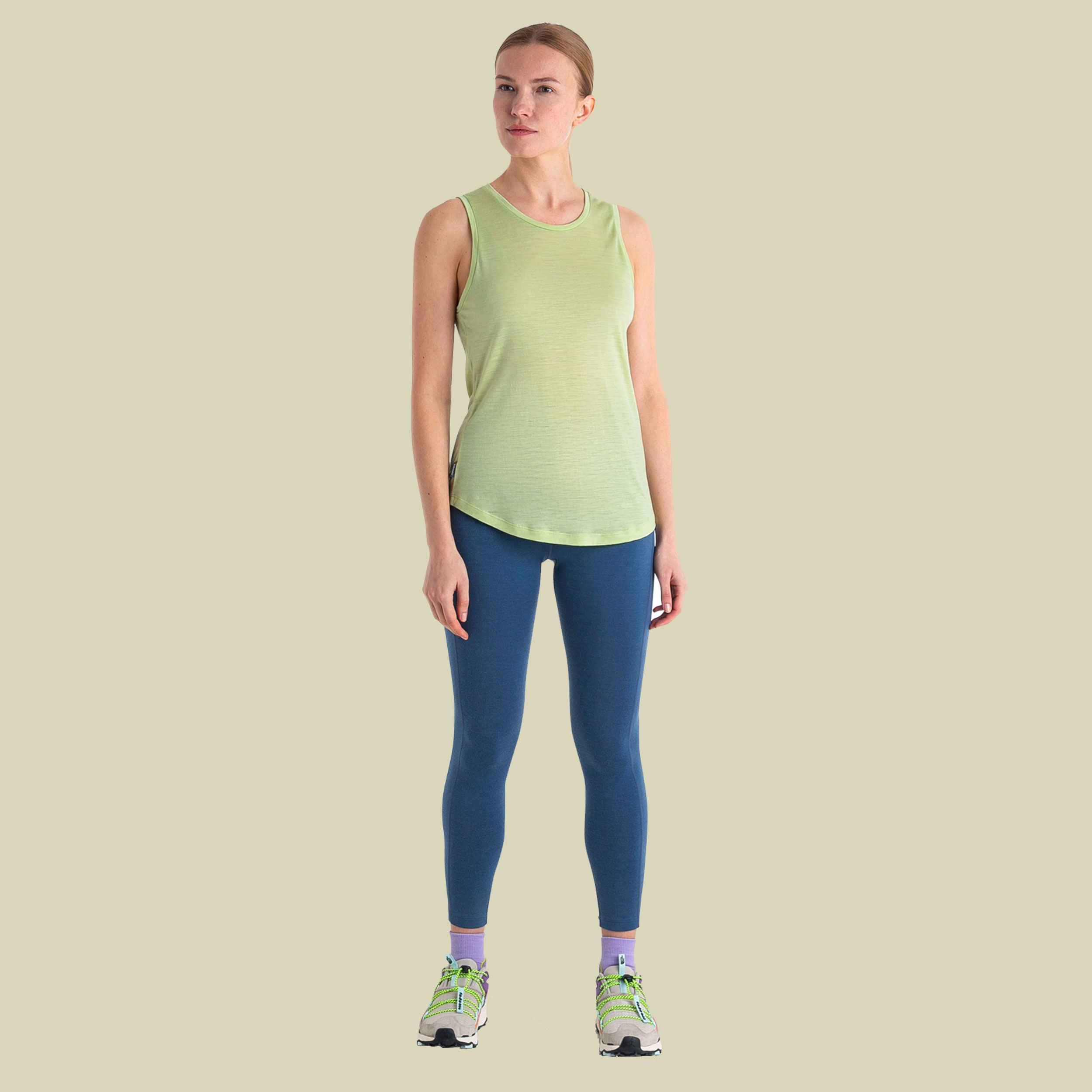 Merino 125 Cool-Lite Sphere III Tank Women L grün - glazen