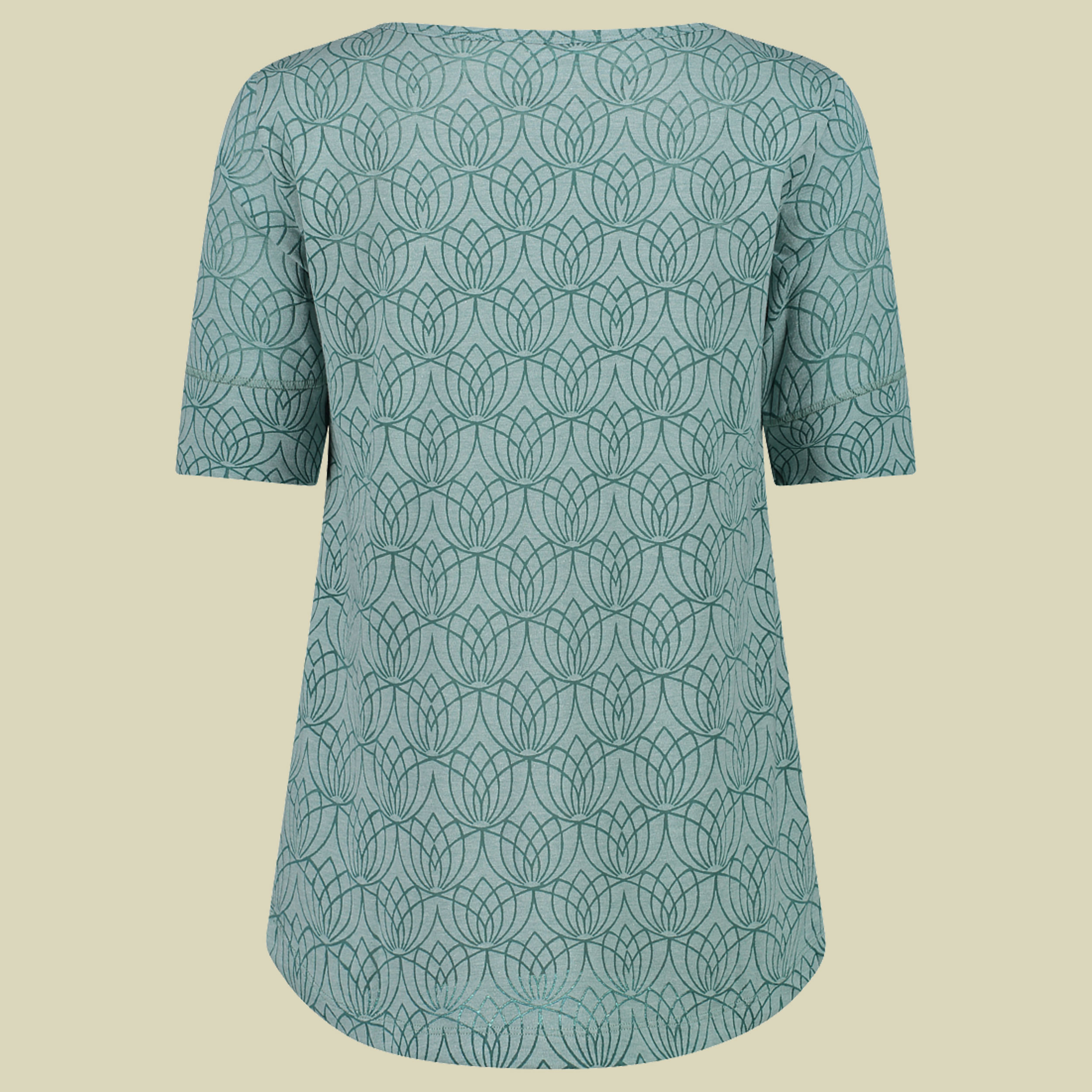 Woman T-Shirt Burnout Jersey 35N6116 44 grün - agave