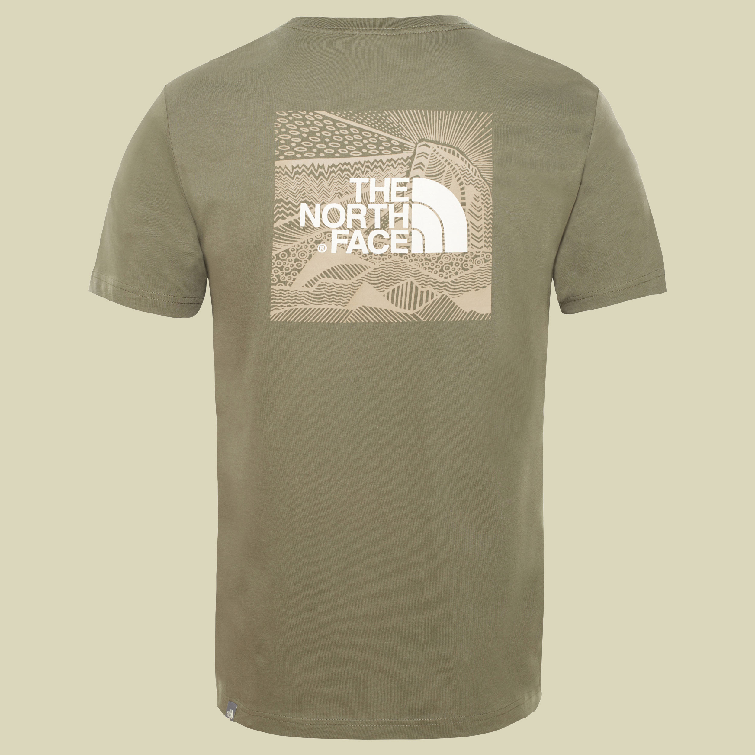 S/S Redbox Celebration Tee Men Größe L Farbe new taupe green