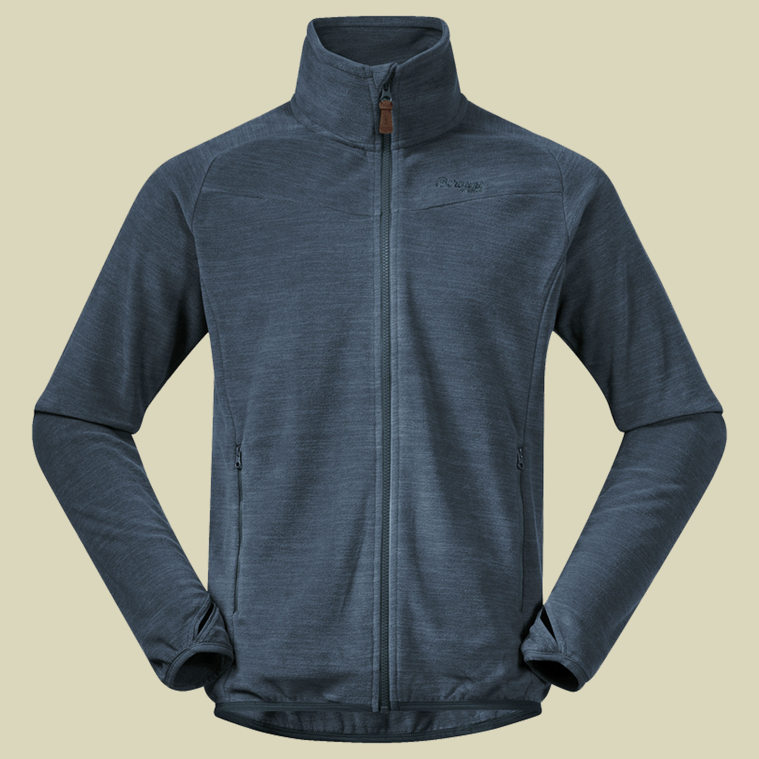 Hareid Fleece Jacket NoHood Men Größe XXL Farbe orion blue