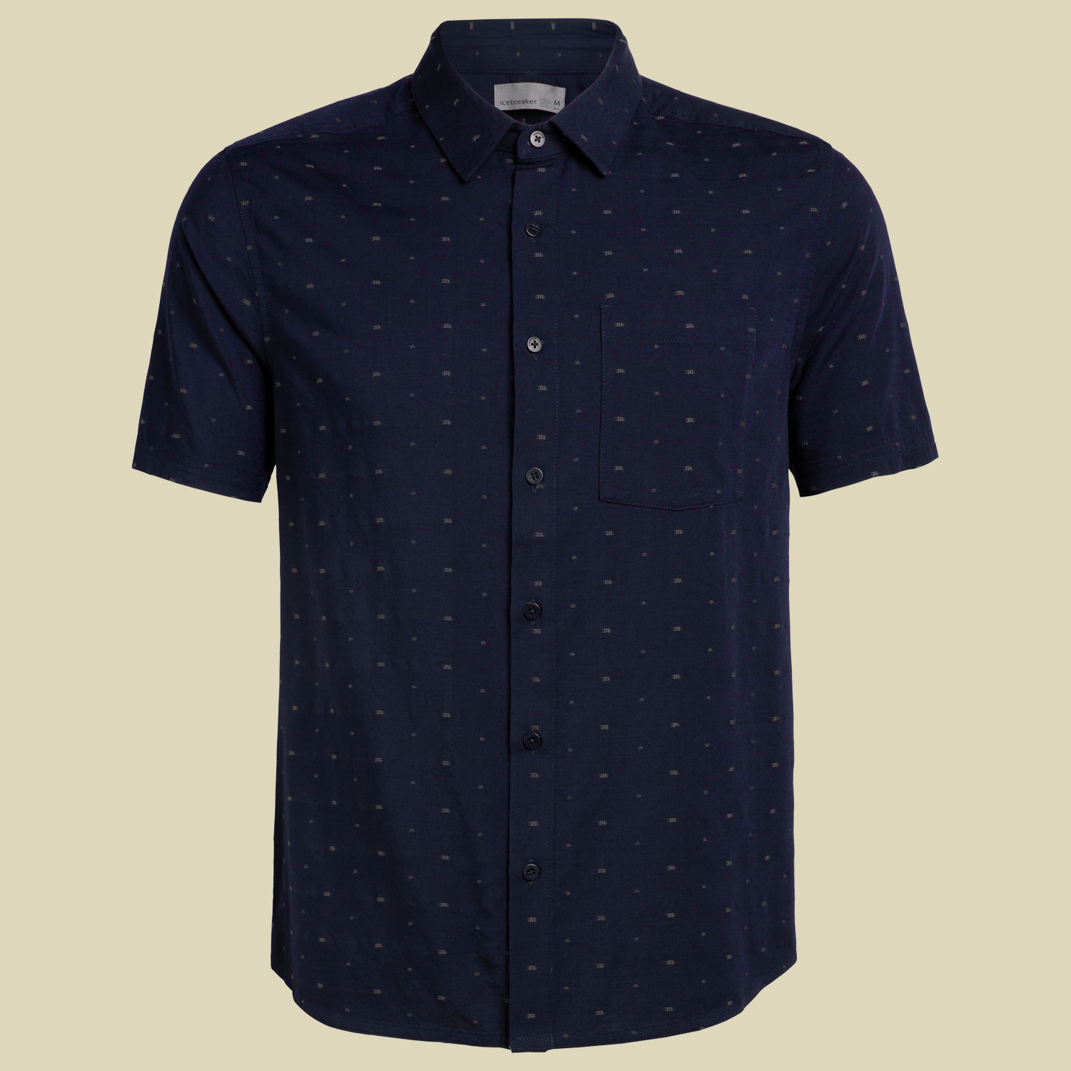 Compass SS Shirt Men Größe M Farbe dobby midnight navy