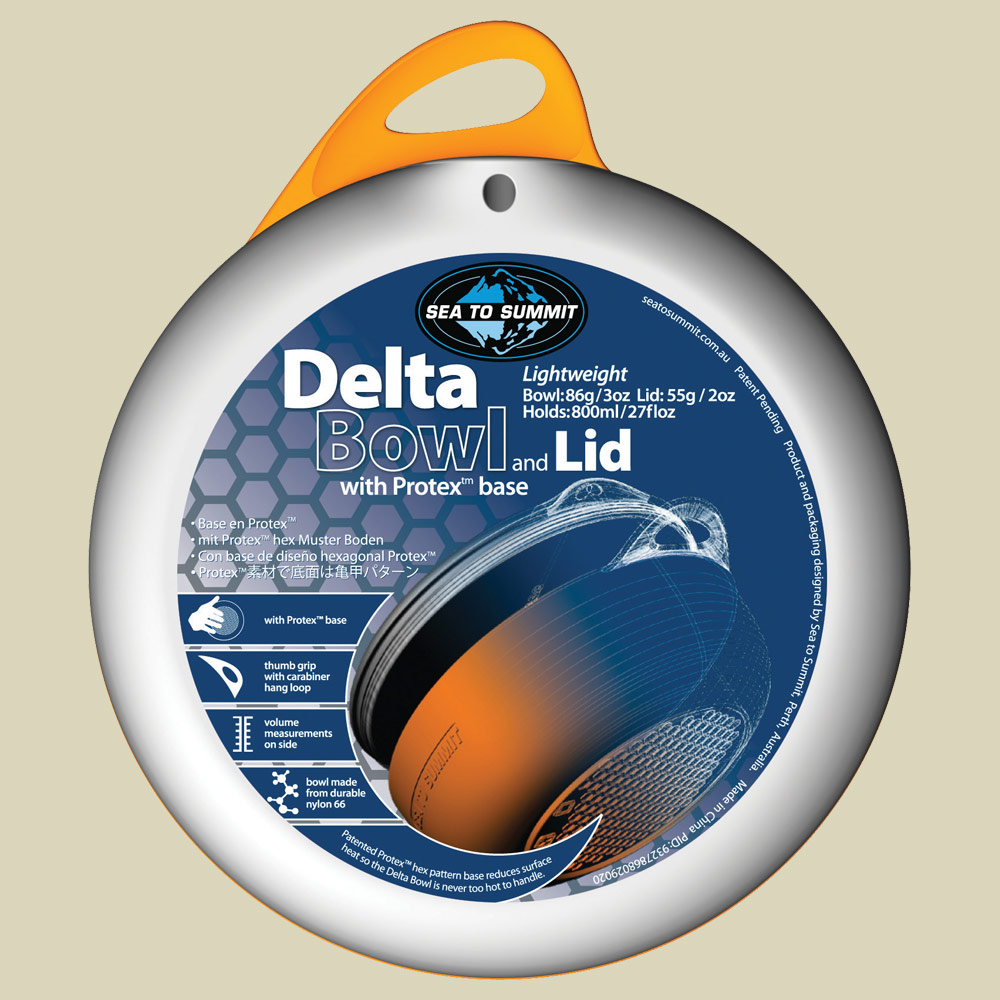 Delta Bowl with Lid Volumen 800 Farbe green