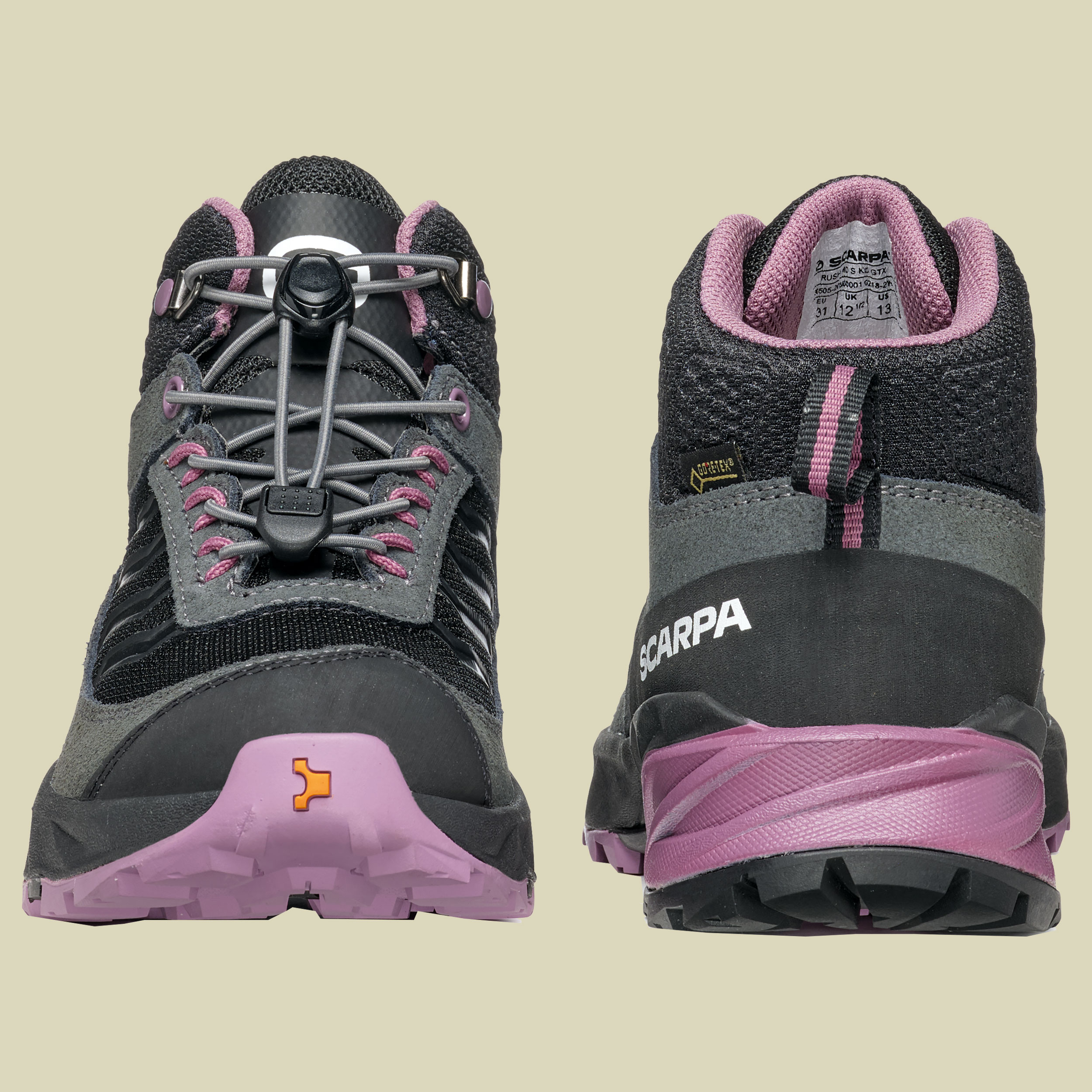 Rush Mid S Kid GTX Größe 35 Farbe dark gray/lilac