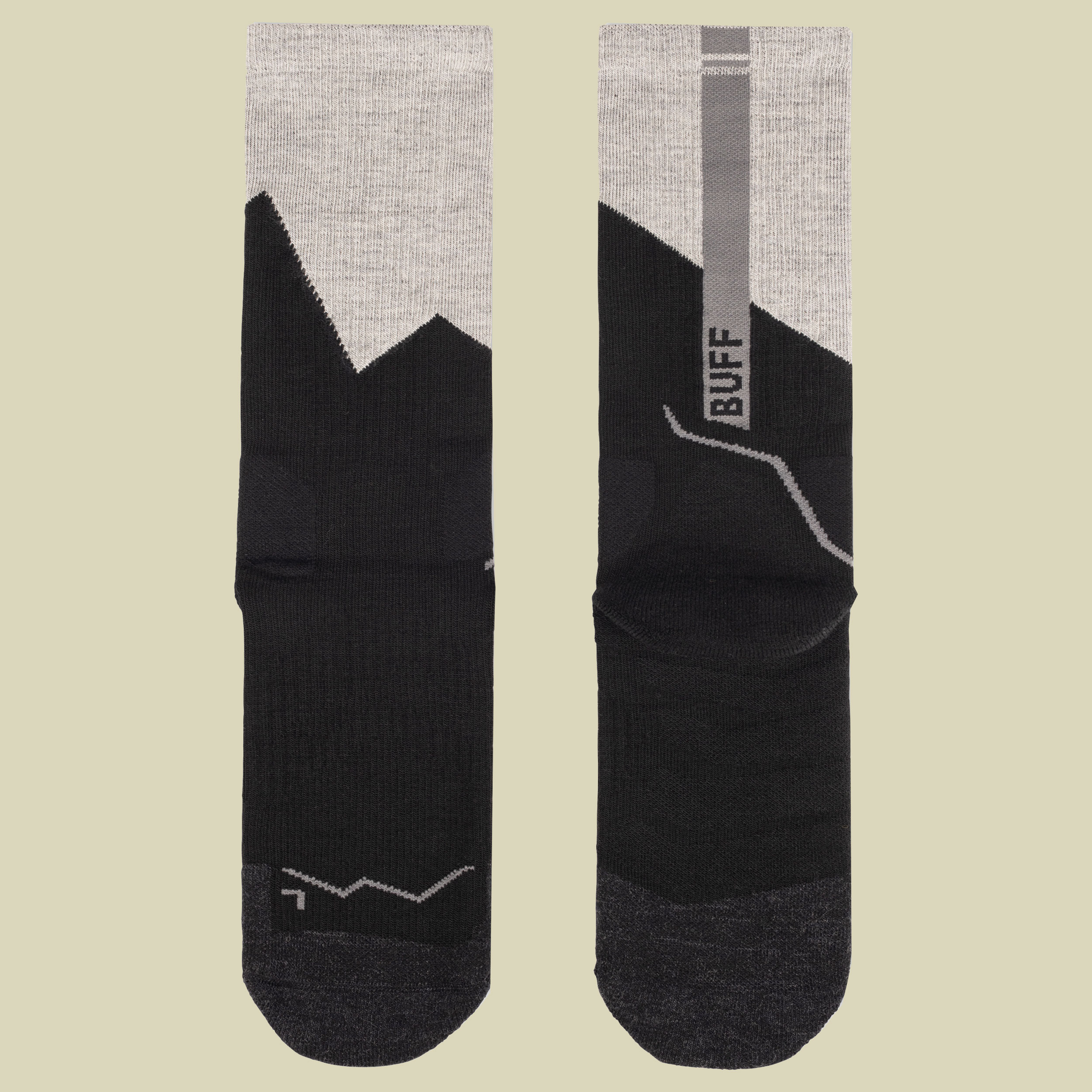 Merino Midweight Crew Socks 45-47 (XL) schwarz - MWC1 black