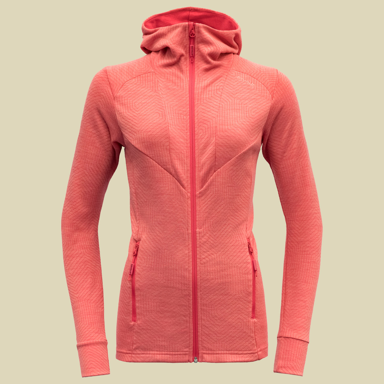 Aksla Jacket w/hood Women Größe S Farbe poppy