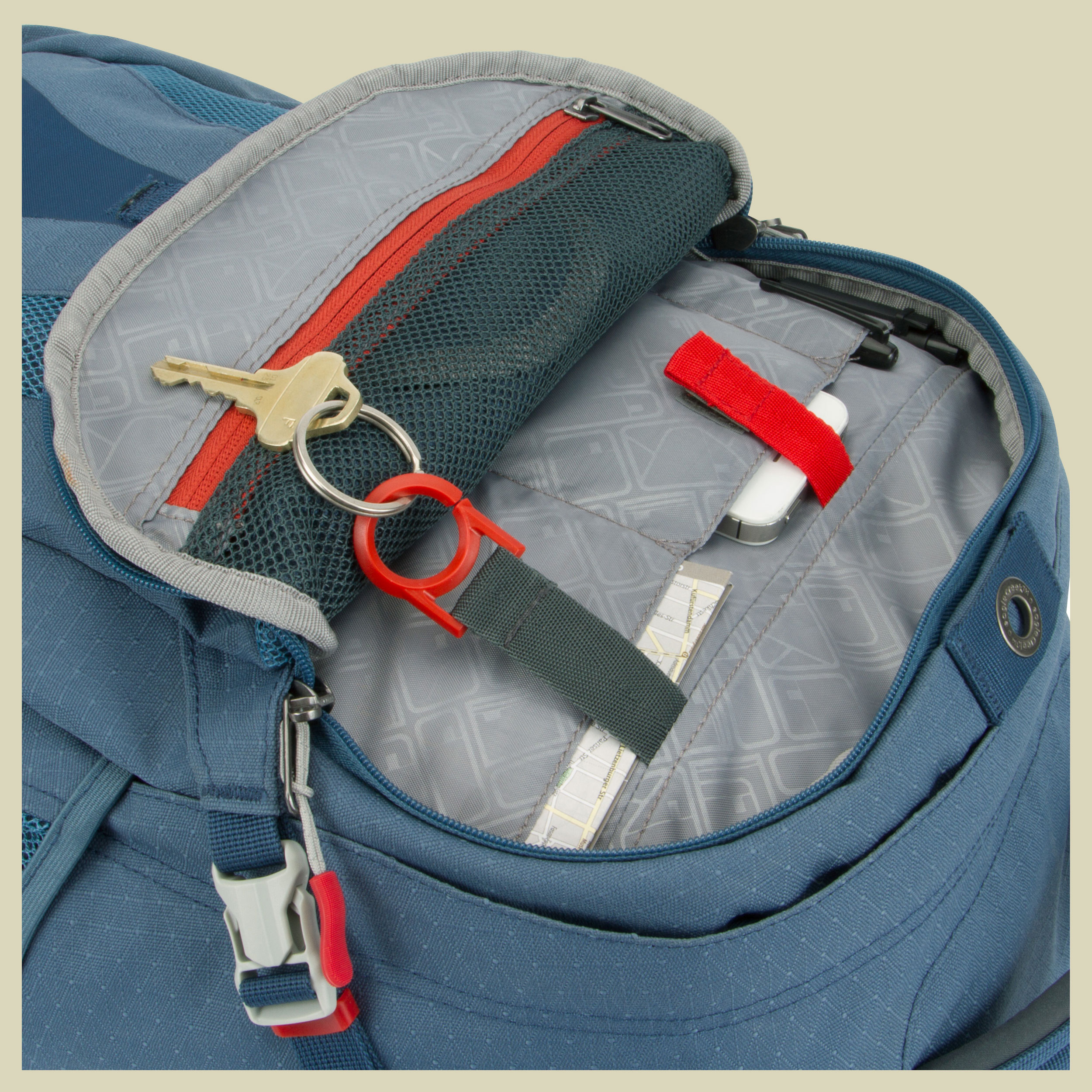 Afar Backpack Volumen 31 Farbe smoky blue