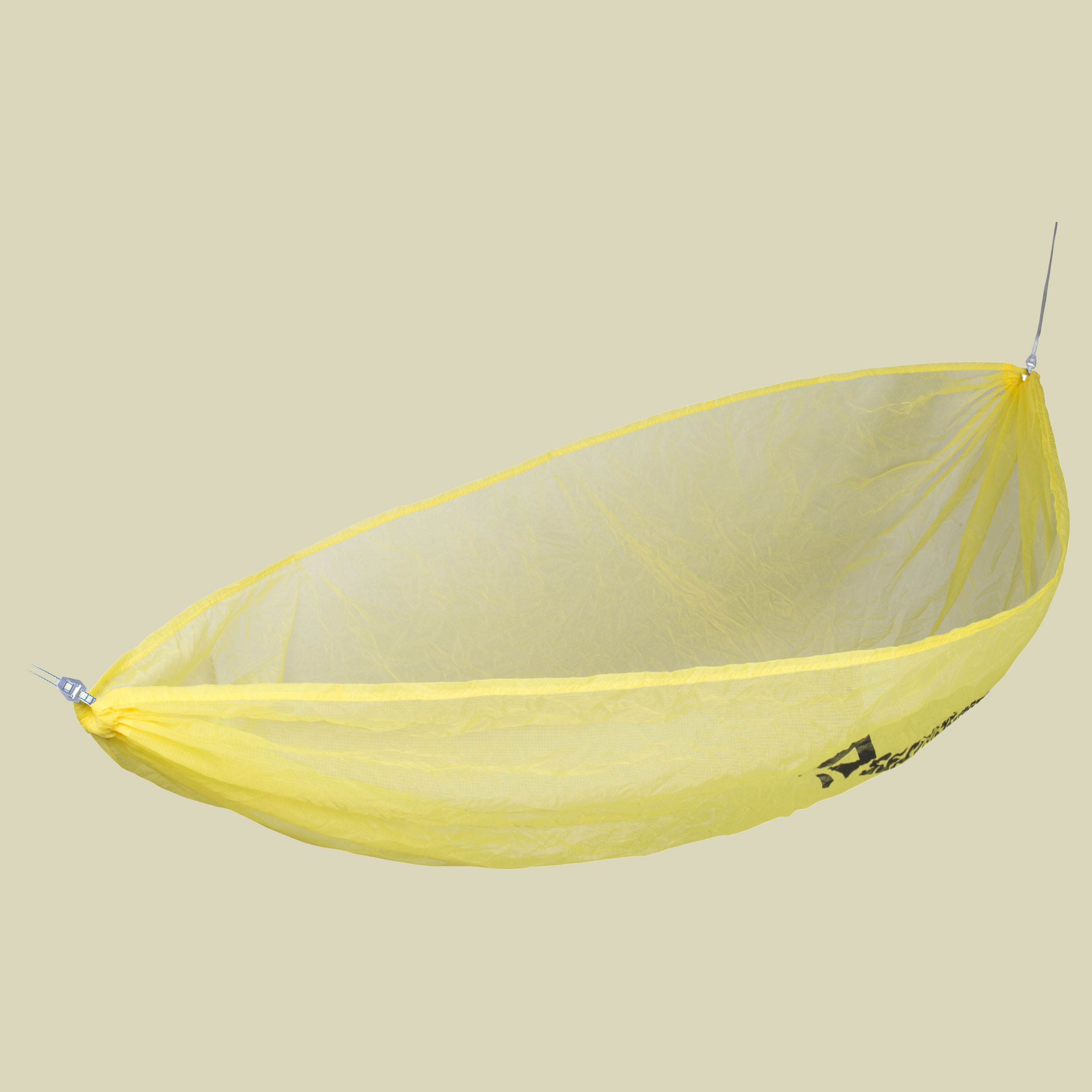 Ultralight Hammock Set Größe 2,6 x 1,2 m Farbe yellow