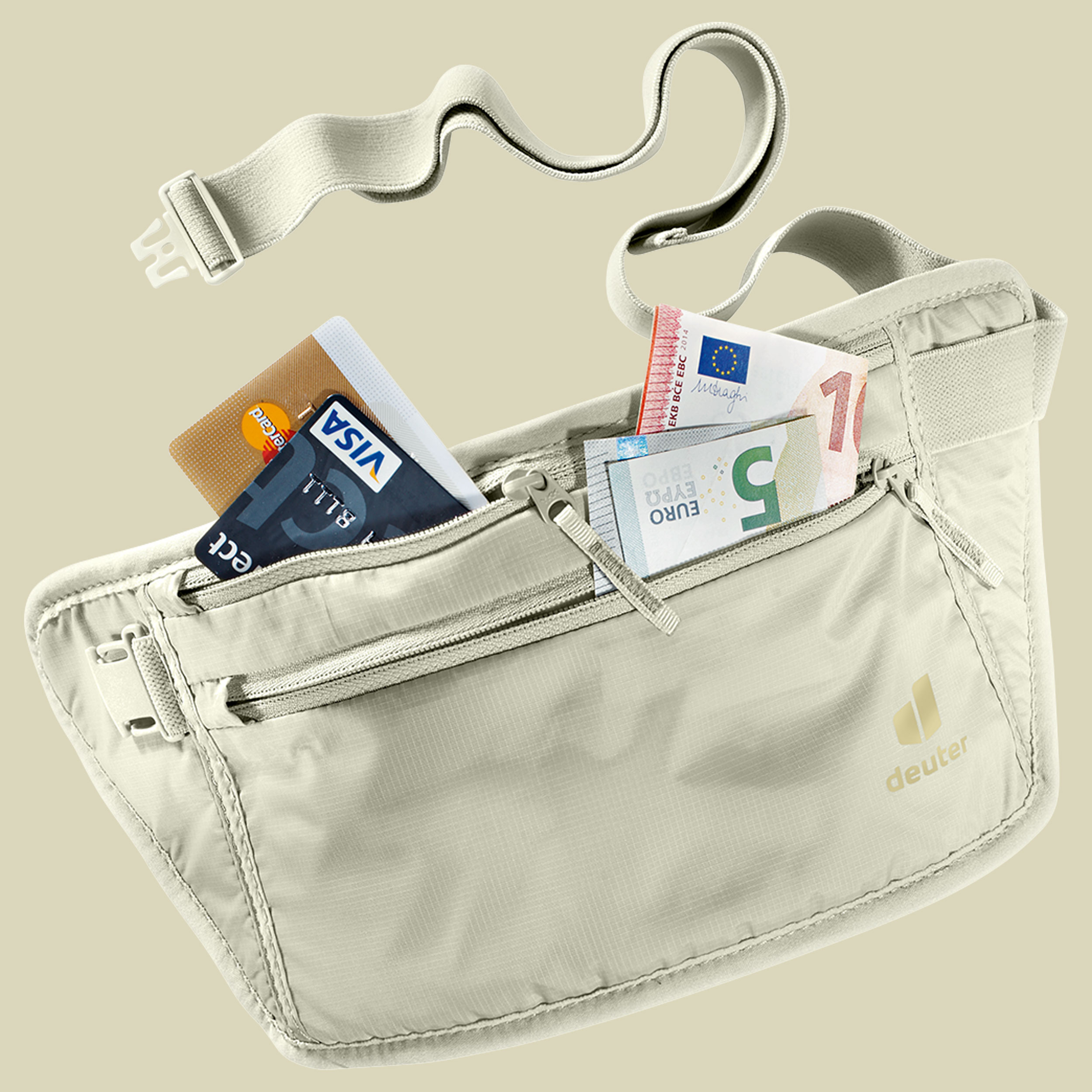 Security Money Belt II beige one size - bone