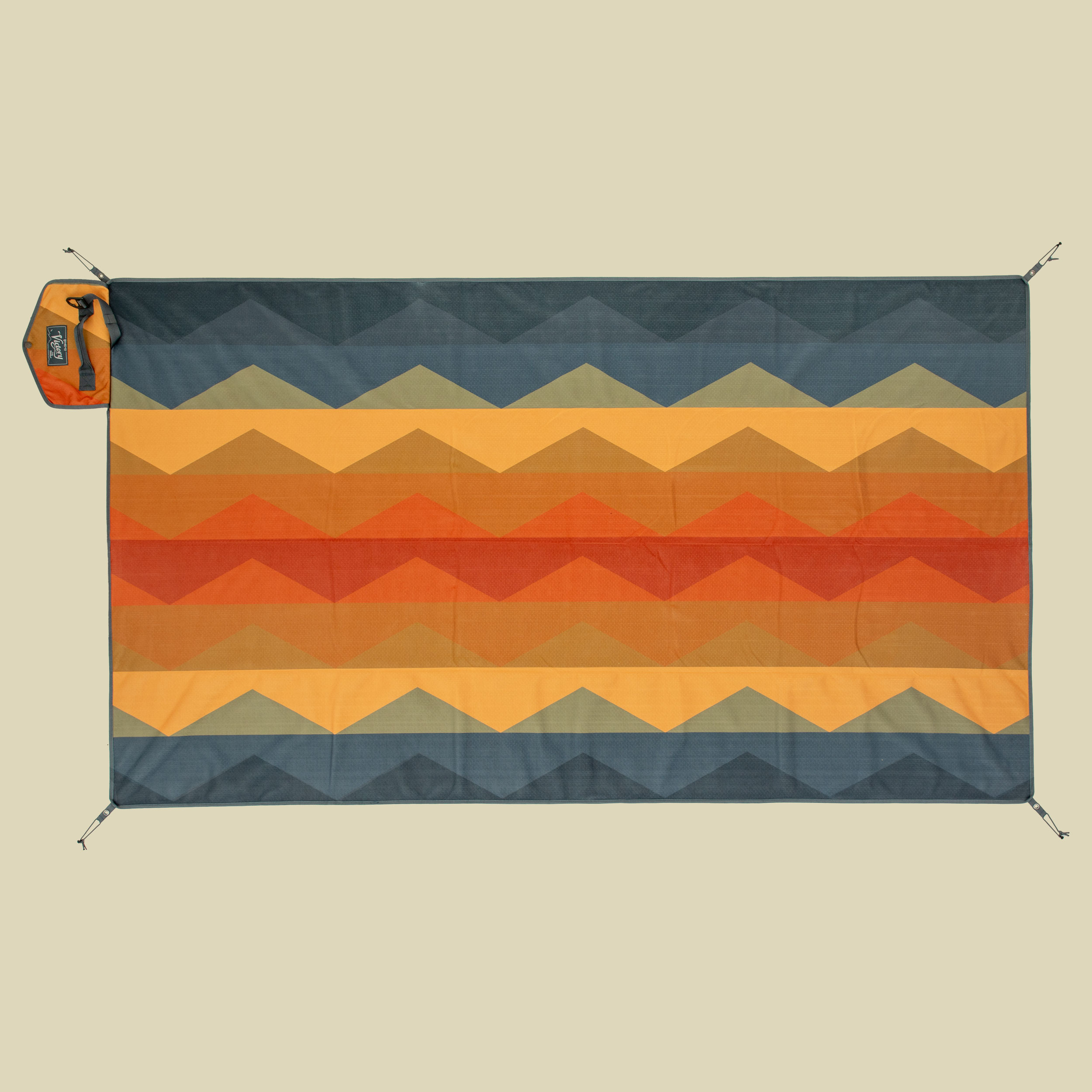 Victory Patio Blanket Medium Größe: 224 x 127 cm Farbe: fortress mirage