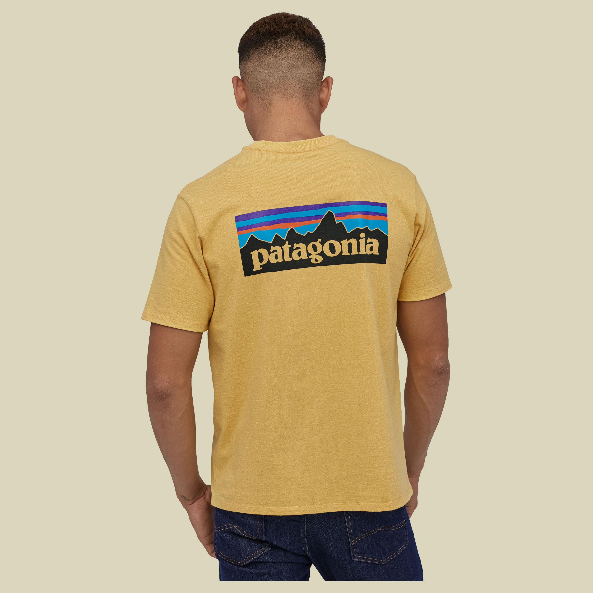 P-6 Logo Responsibili-Tee Men Größe L  Farbe surfboard yellow