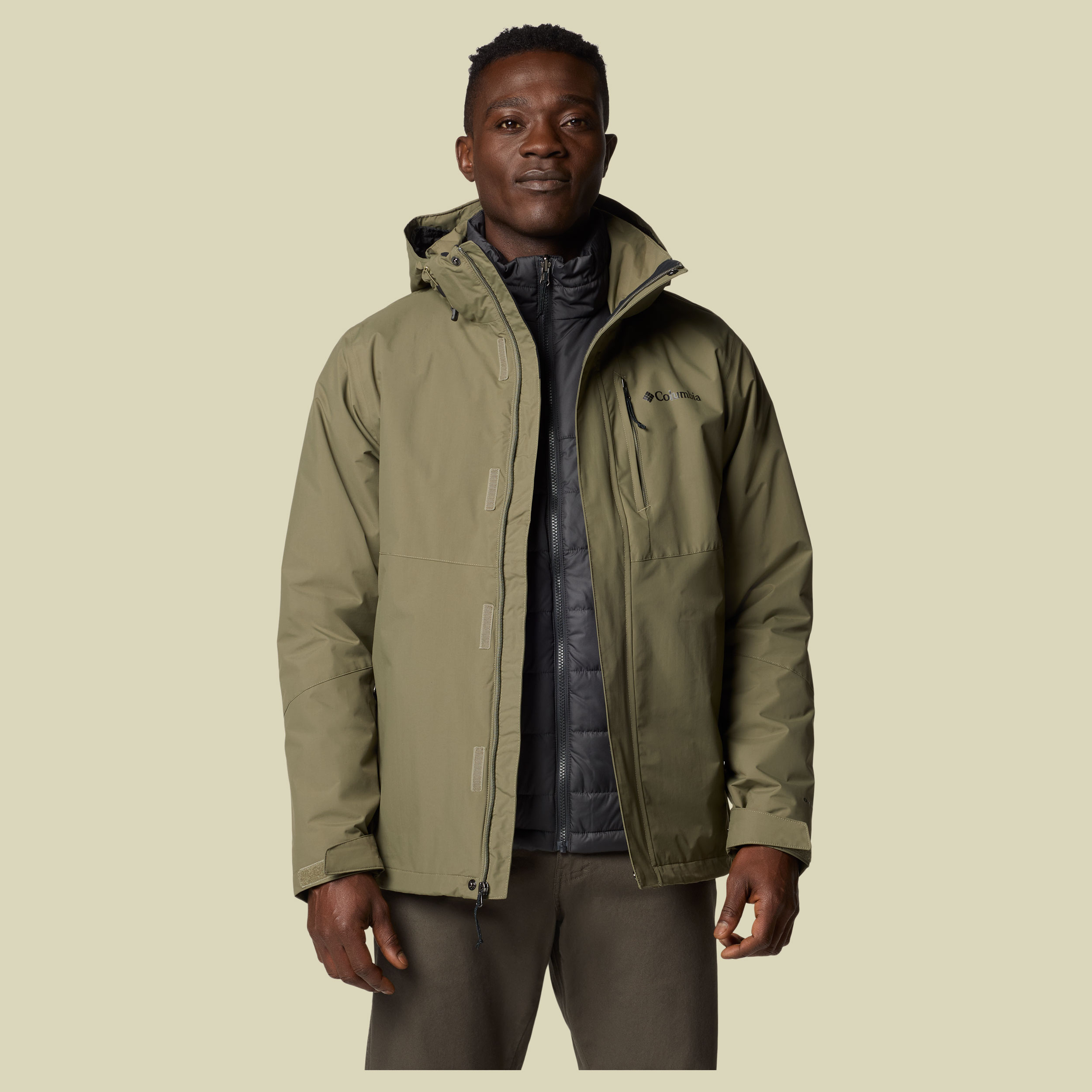 Element Blocker III Interchange-Jacket Men XXL grün - stone green
