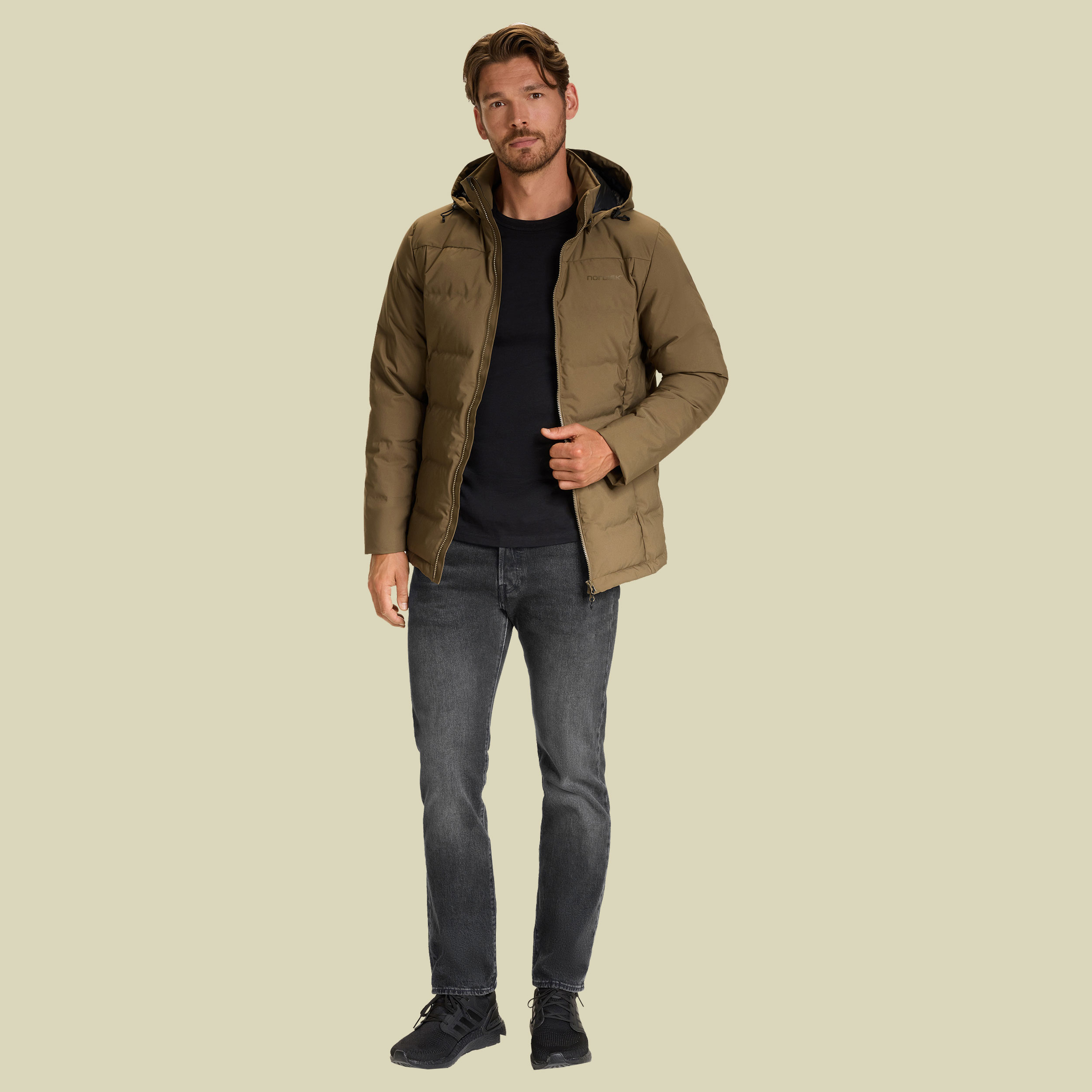 Akkarvik Bonded Down Jacket Men braun XL - capers