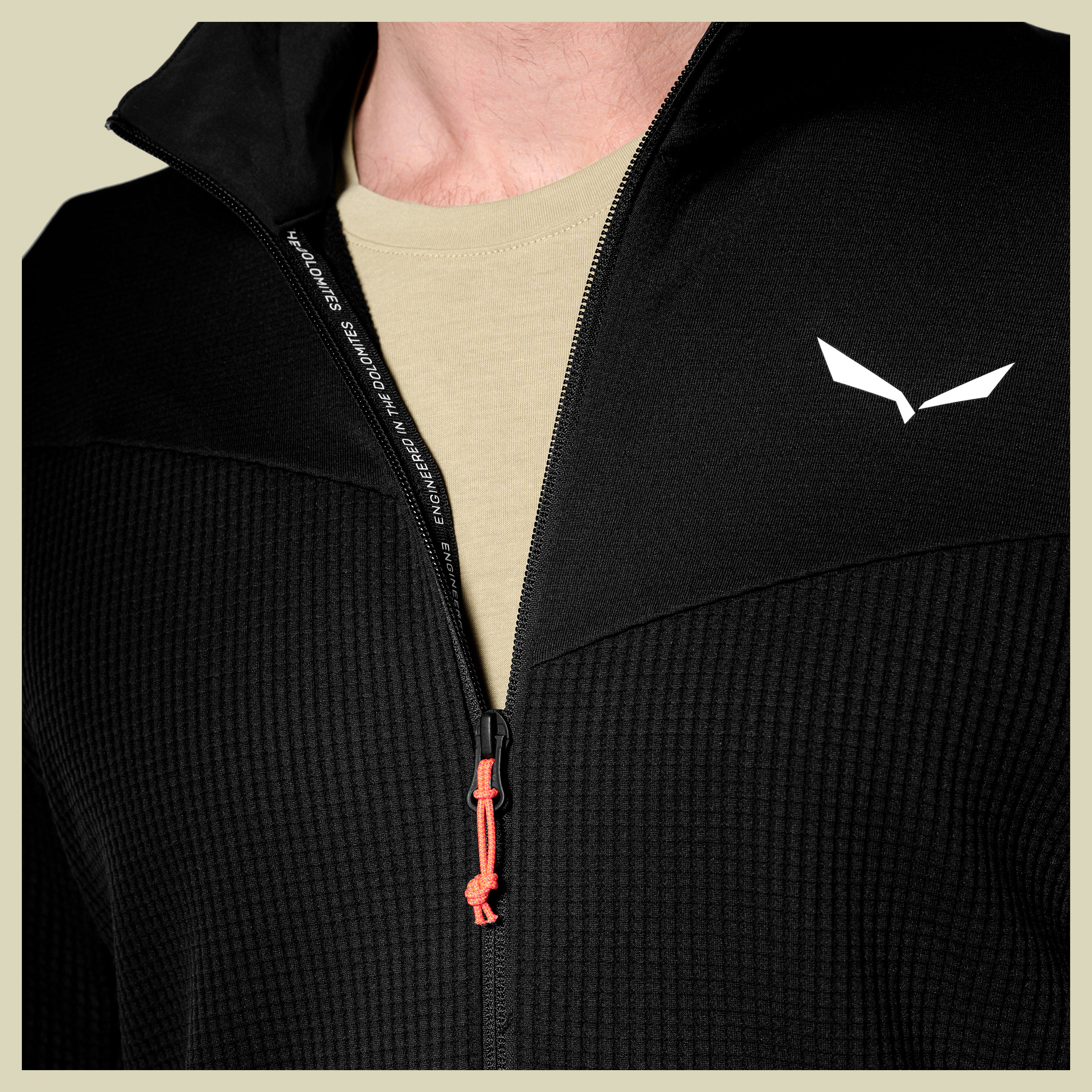 PUEZ Waffle Hyb PL Jacket Men schwarz S - black out