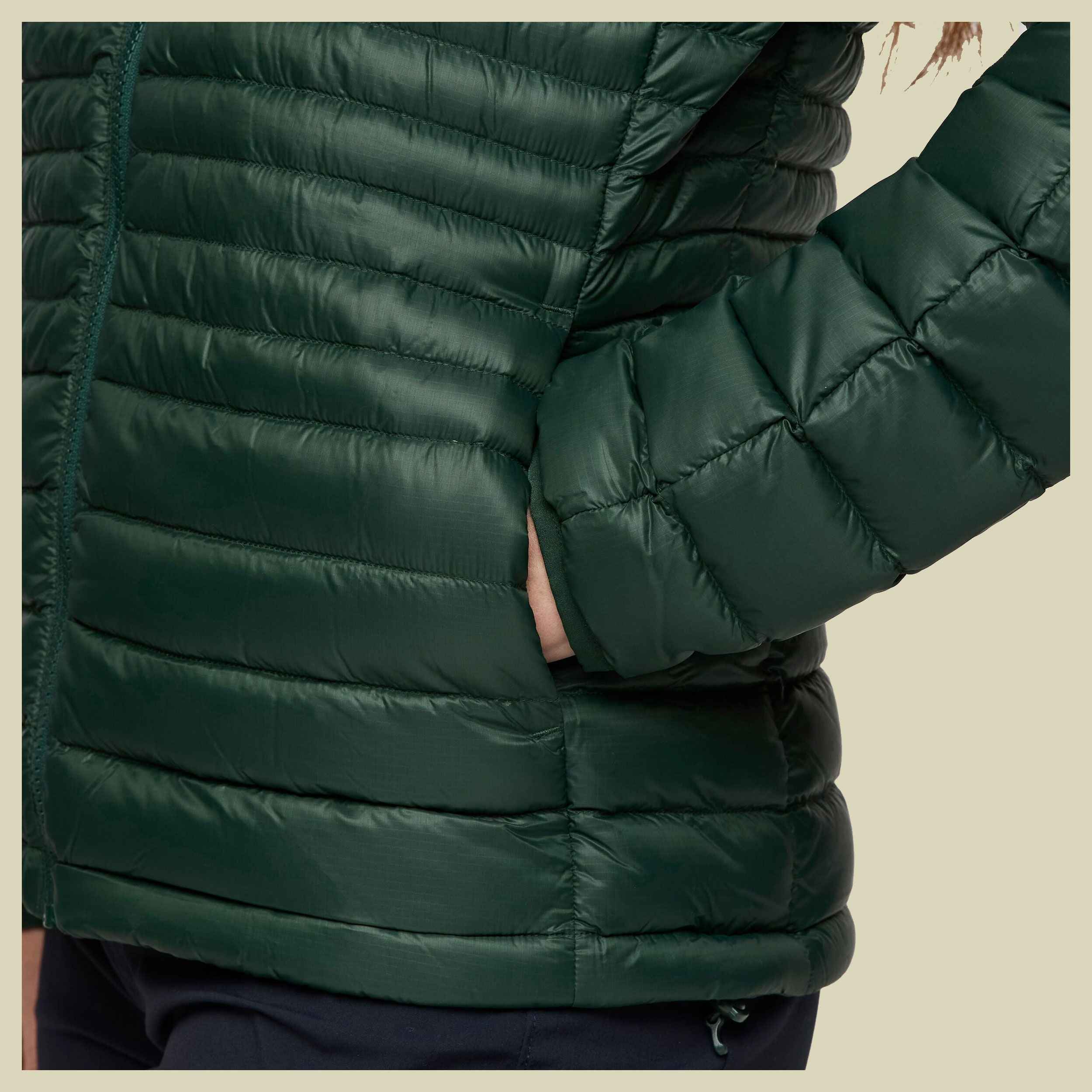 Fuego Down Hooded Jacket Women S grün
