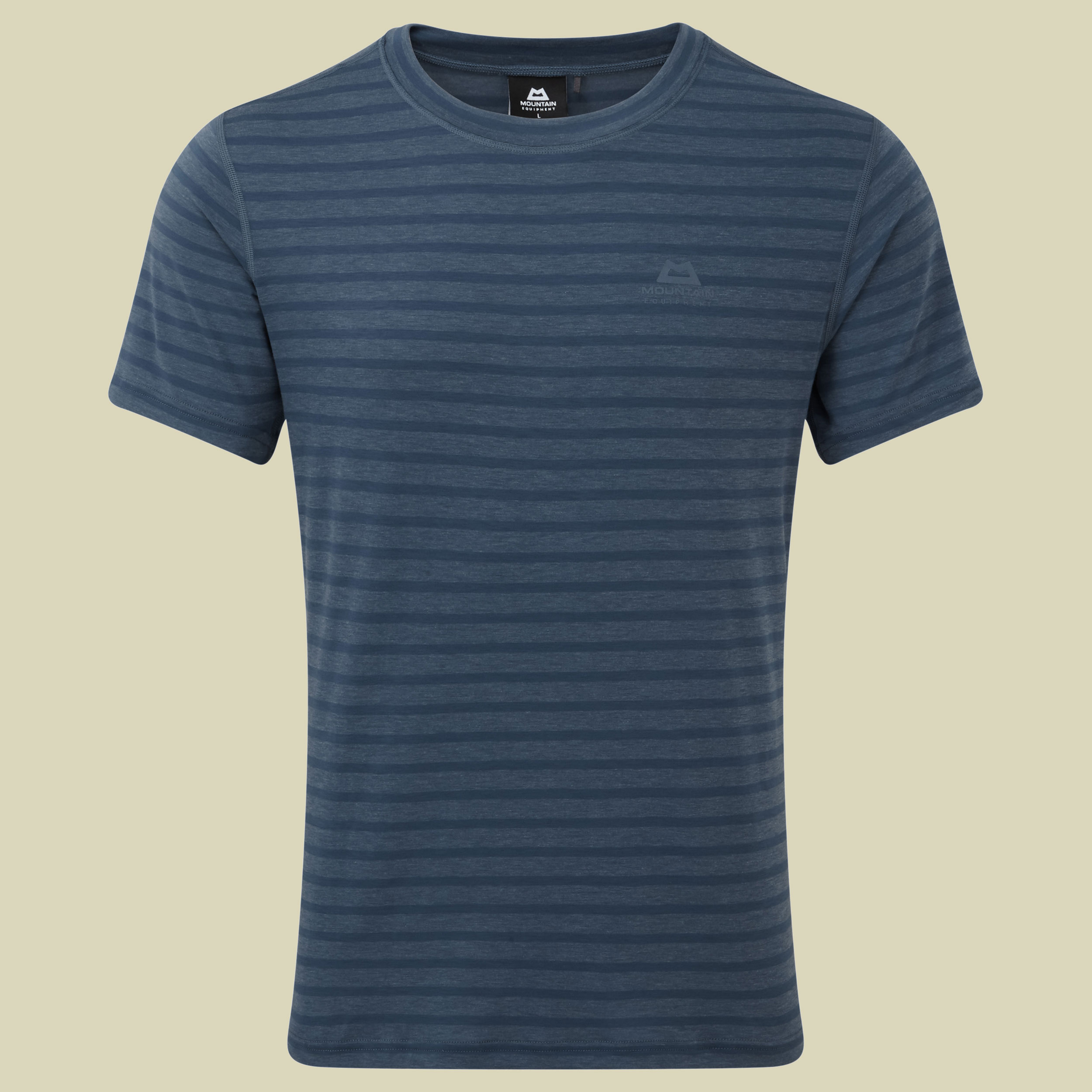 Groundup Tee Men Größe L  Farbe denim blue stripes