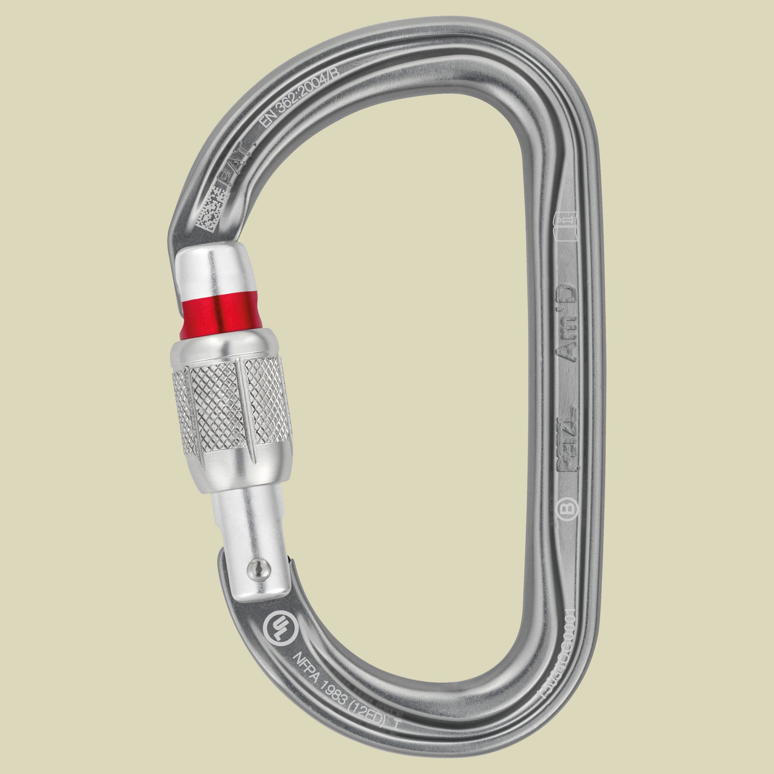 Am'D Screw-Lock Karabiner - D-förmiger Karabiner