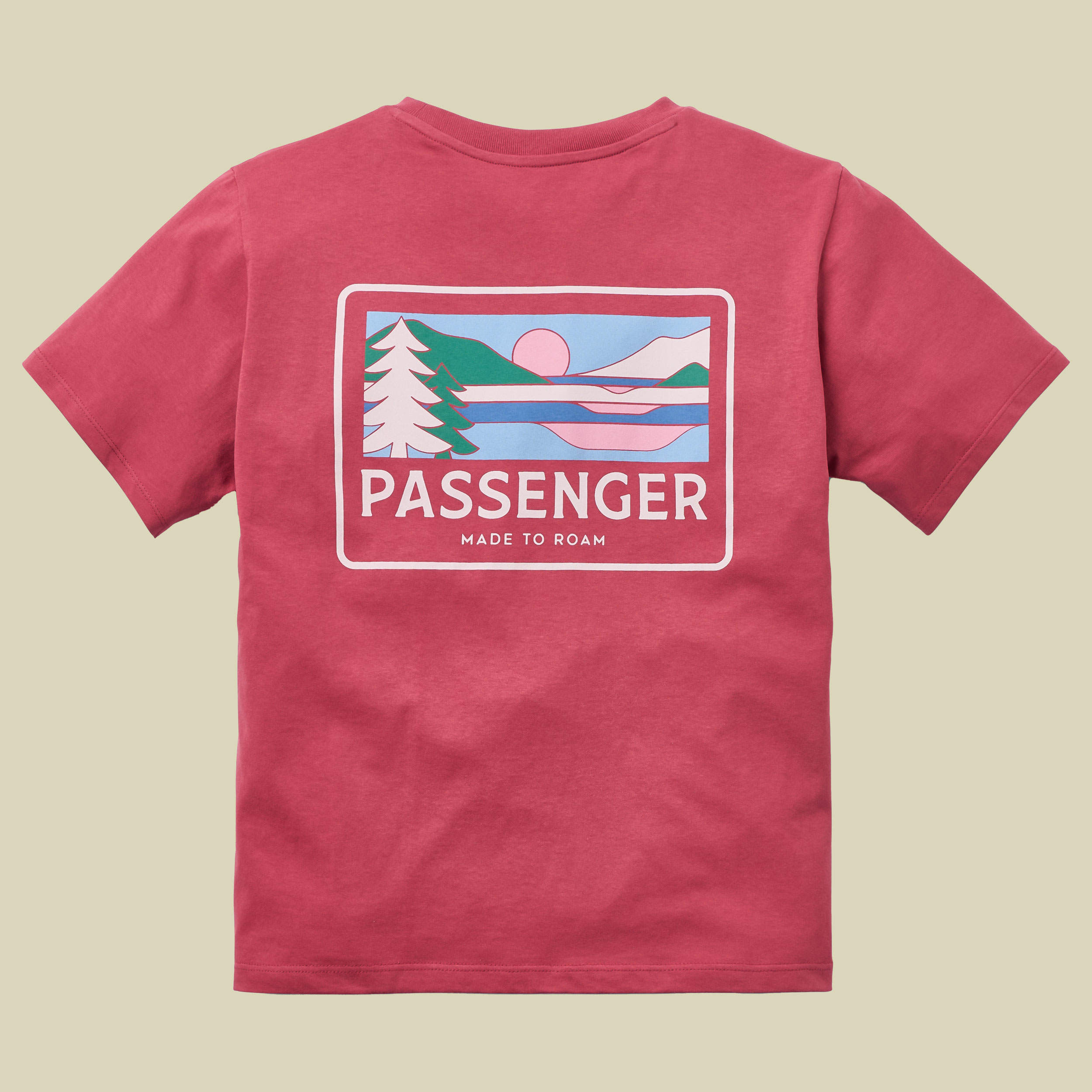 Roamer Recycled Cotton T-Shirt Women XS rot - garnet