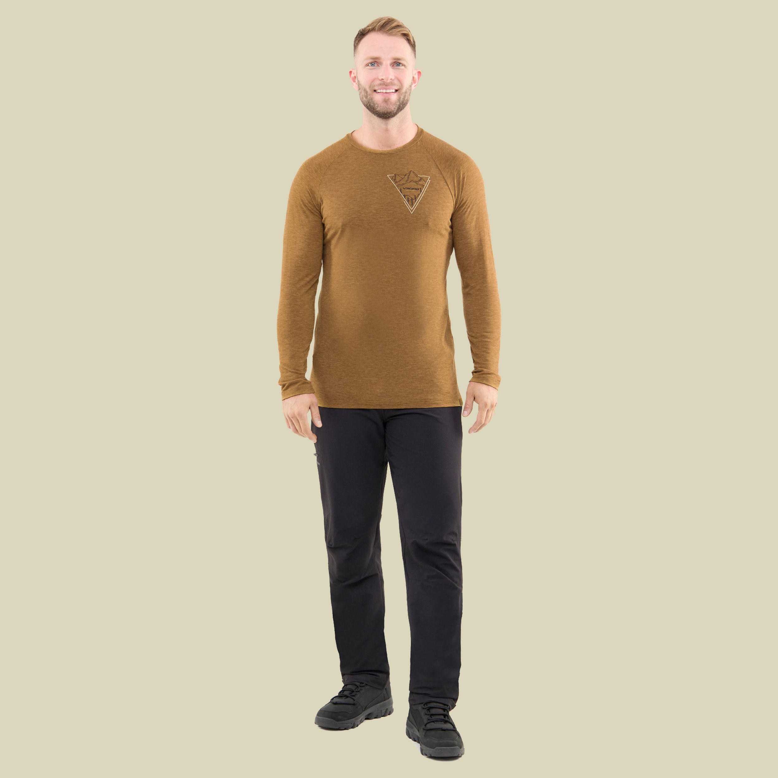 Longsleeve Andali Man XL braun