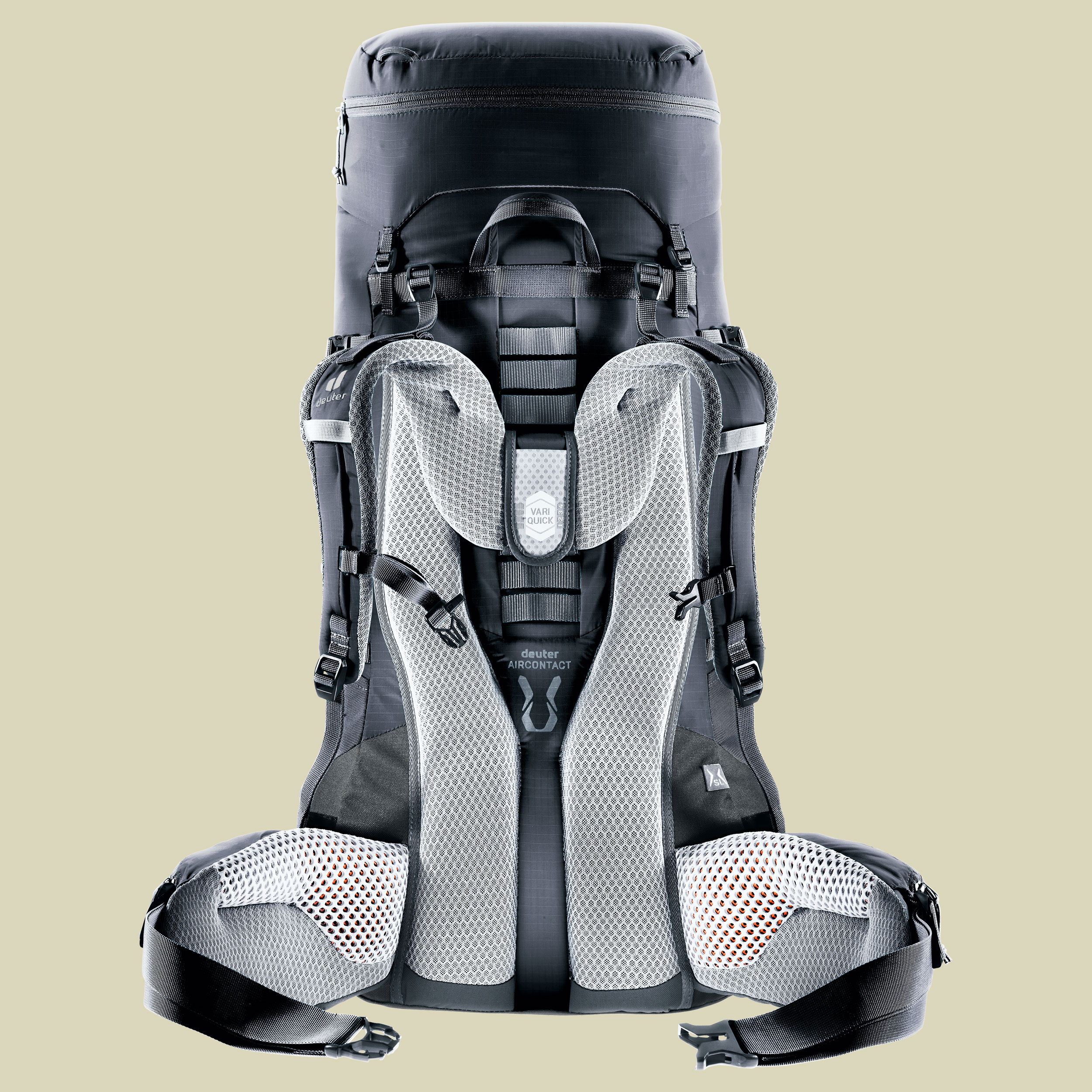 Aircontact Lite 45 + 10 SL Women schwarz 45 L + 10 L - Farbe black-graphite