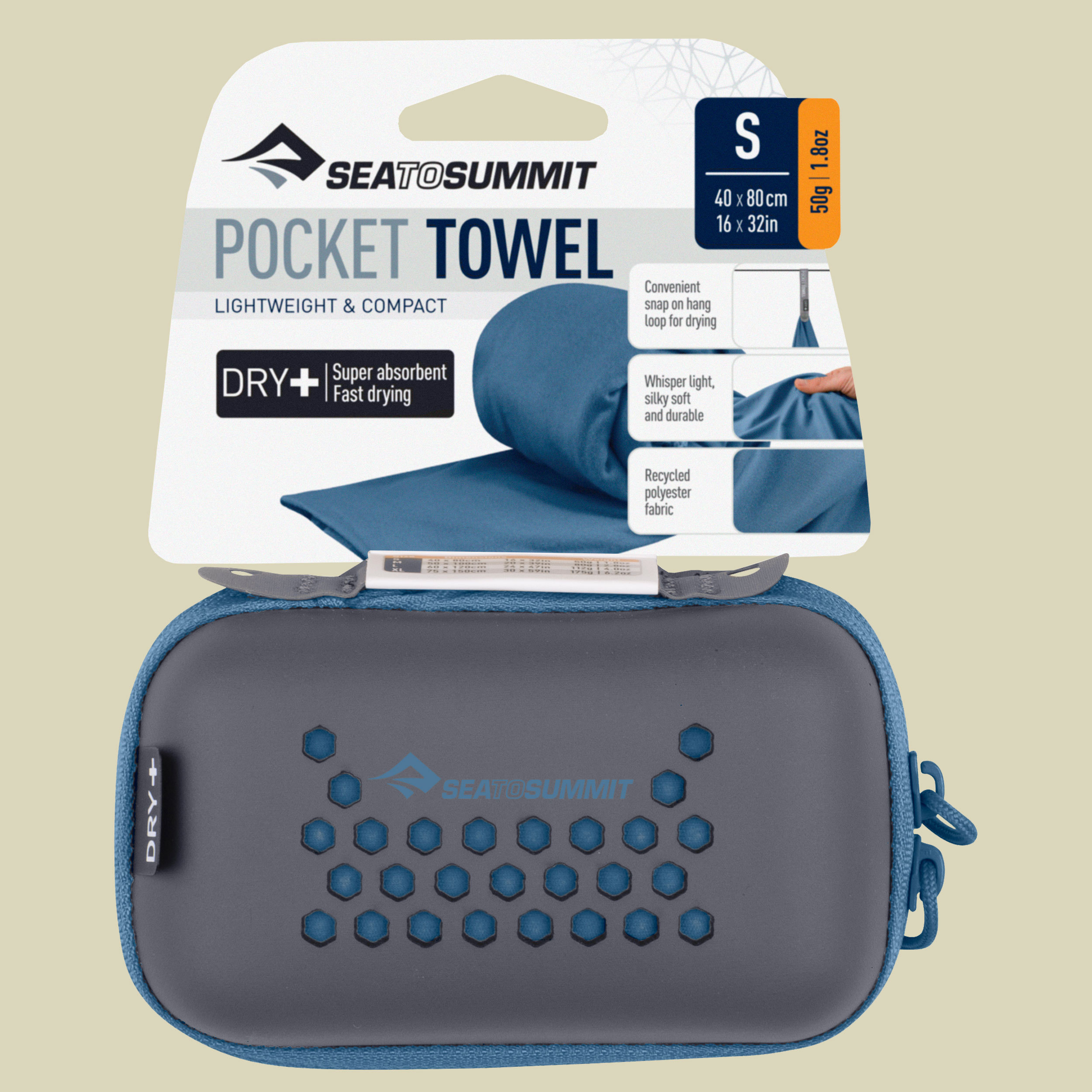 Pocket Towel Größe small Farbe moonlight