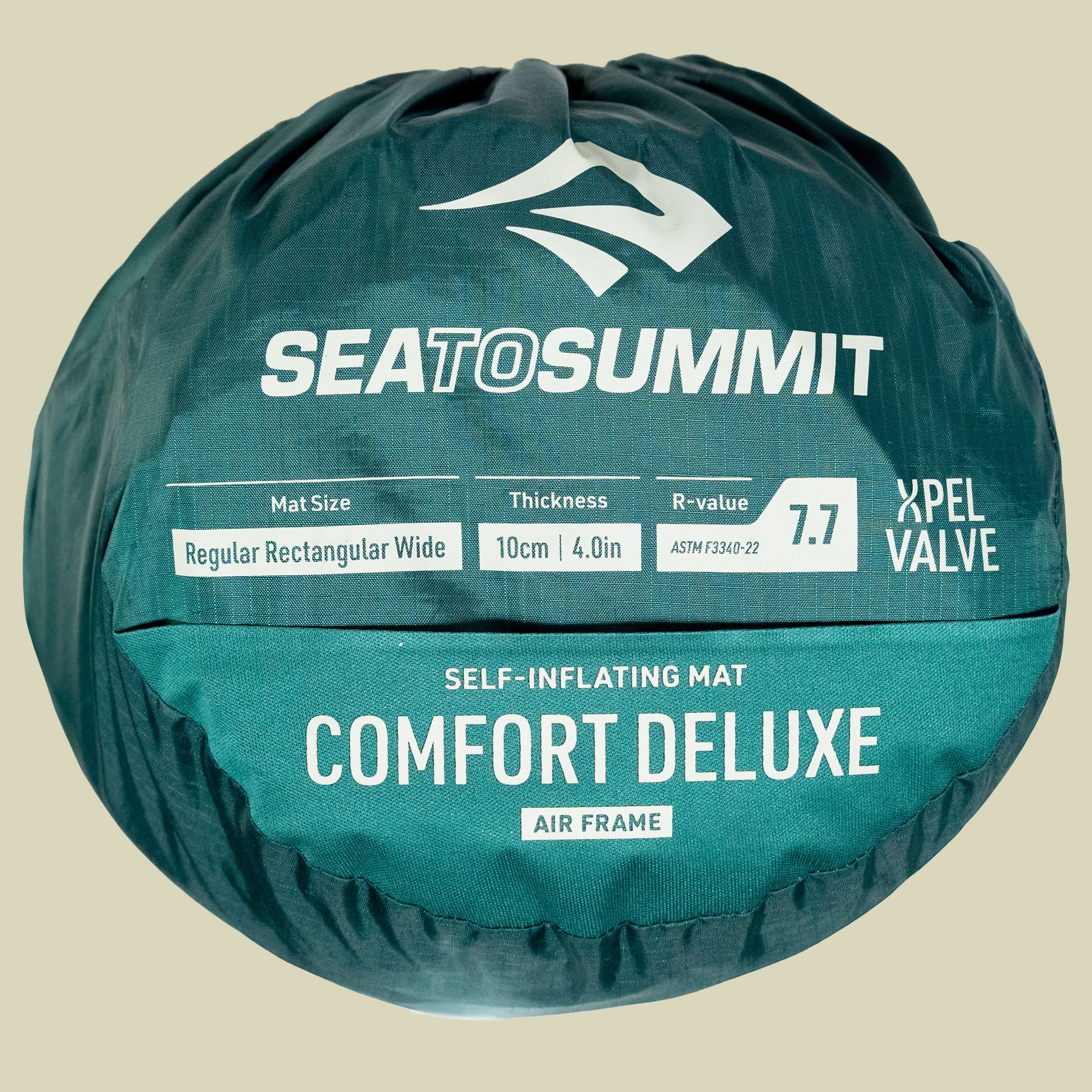 Comfort Deluxe Self Inflating Mat grün regular rectangular wide - Farbe rain forest