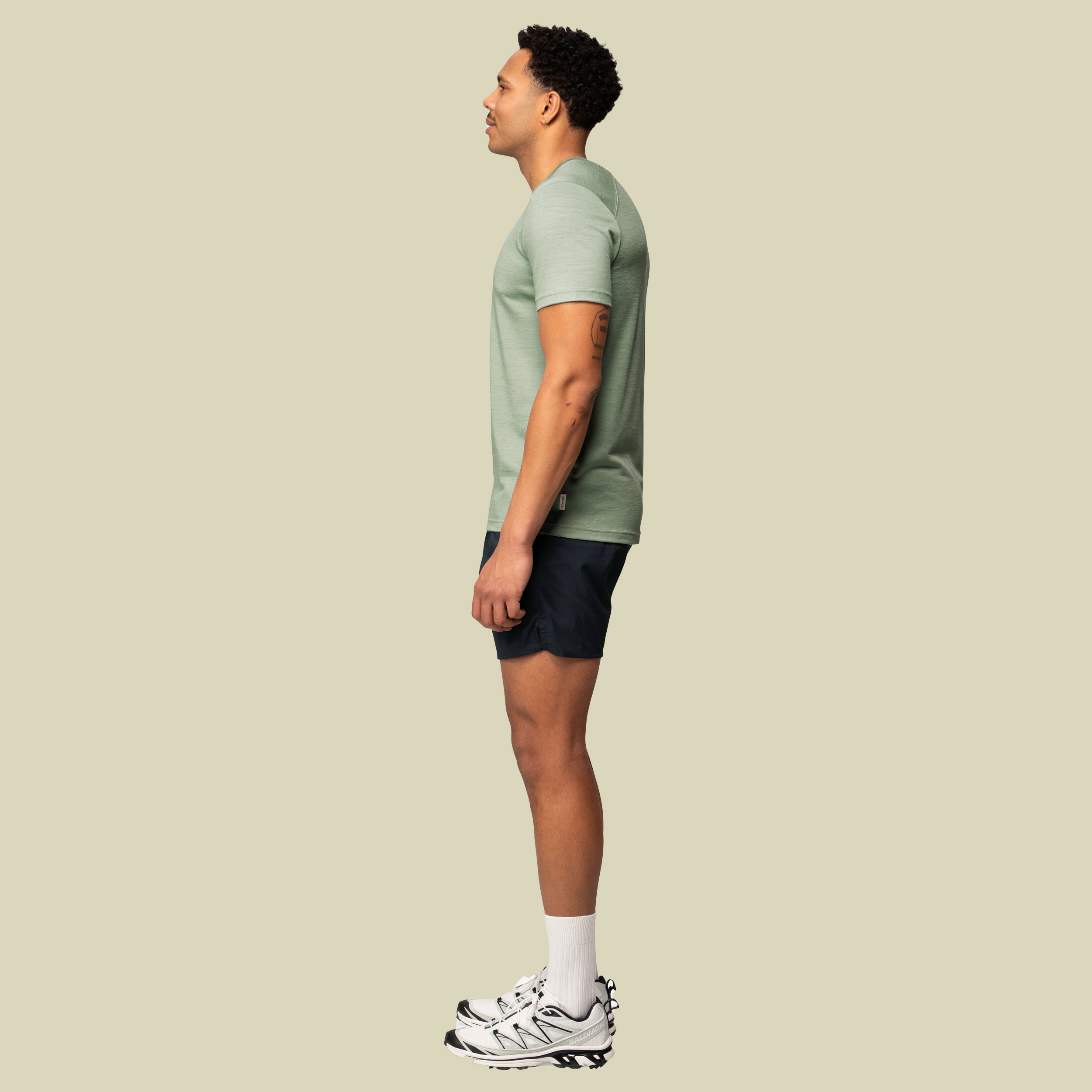 Premium Tee Man L grau - fog