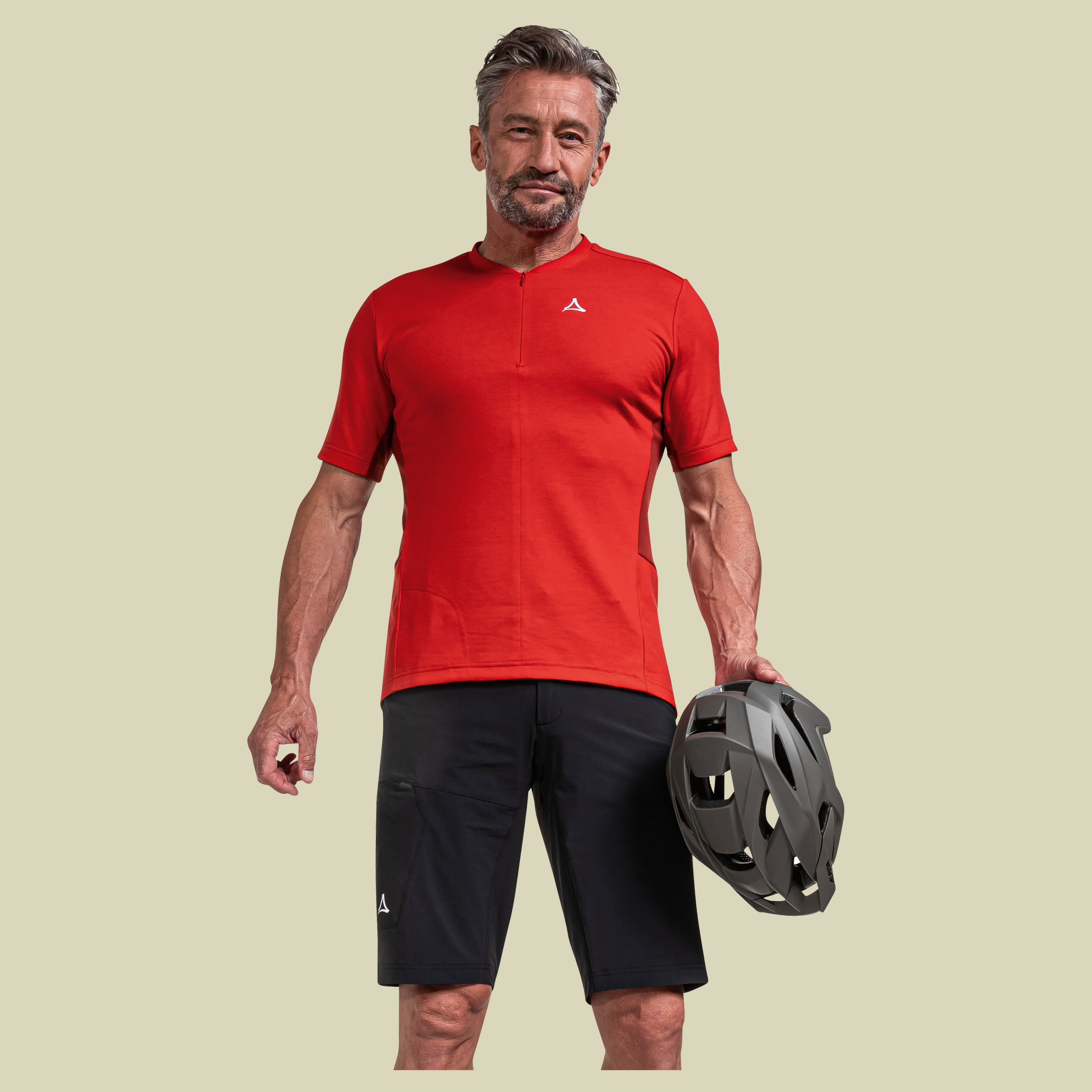 Alpe Adria Shirt Men Größe 52 Farbe goji berry