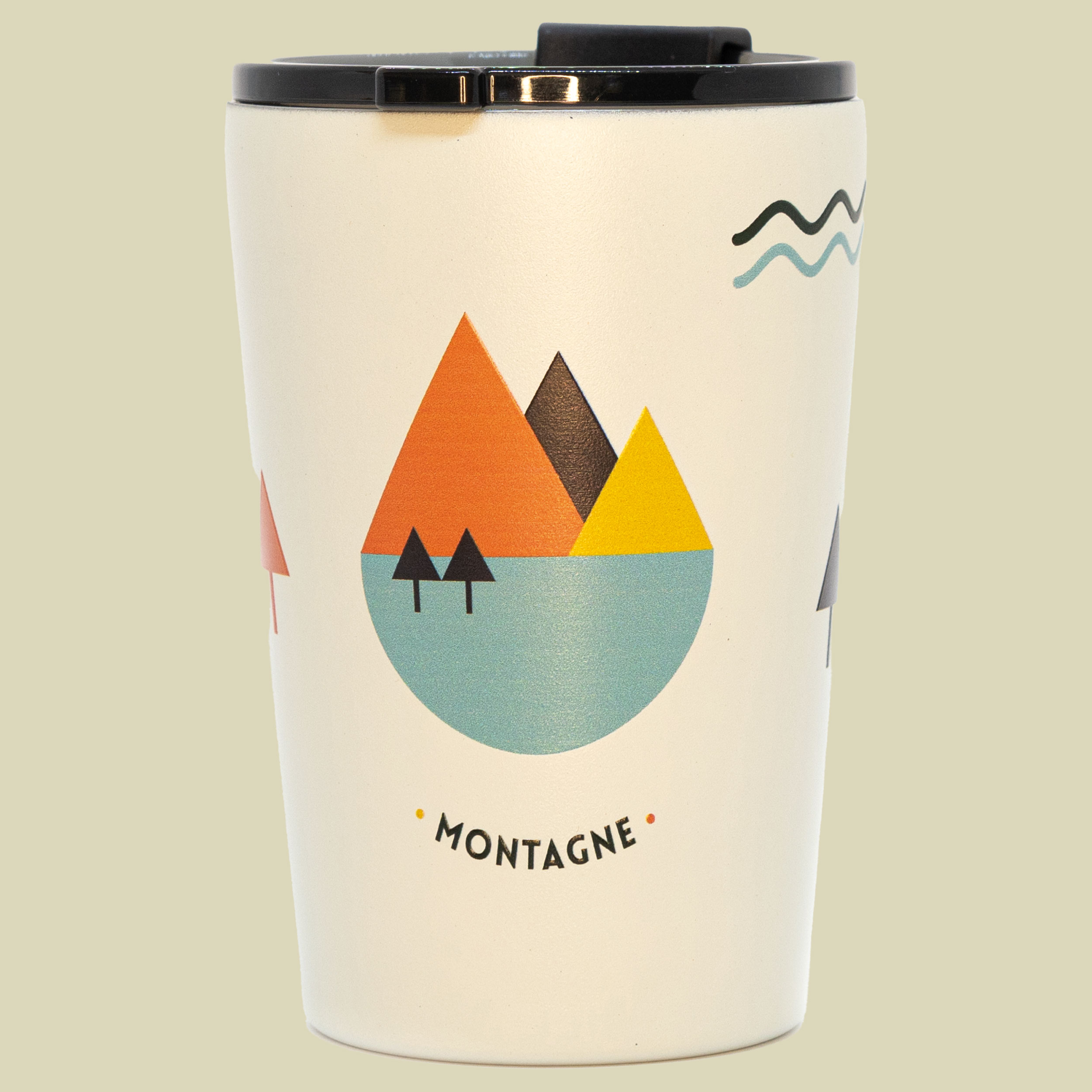 Kaffee to go Becher Größe 300 Farbe montagne blanche