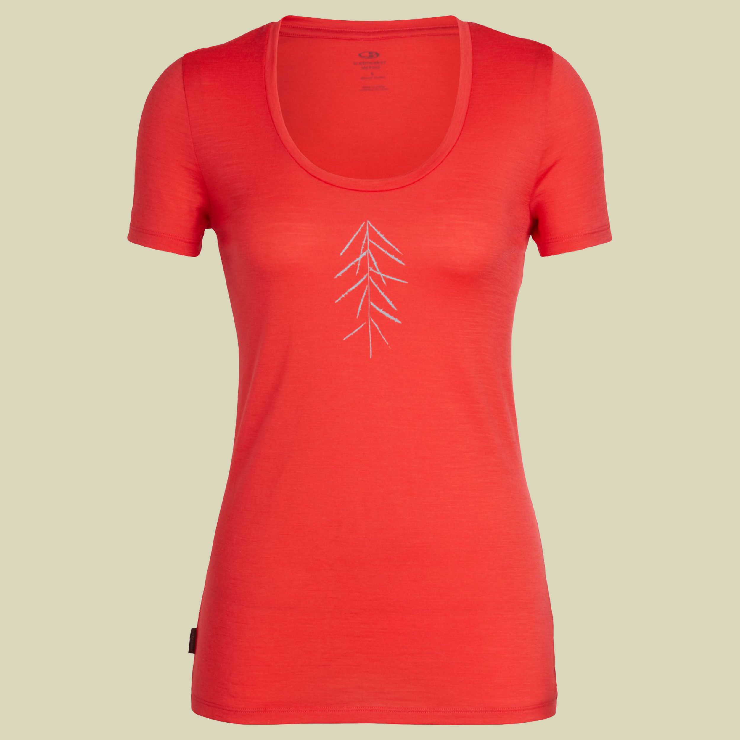 Tech Lite SS Scoop Graphic Collection Women Größe M  Farbe lancewood ember
