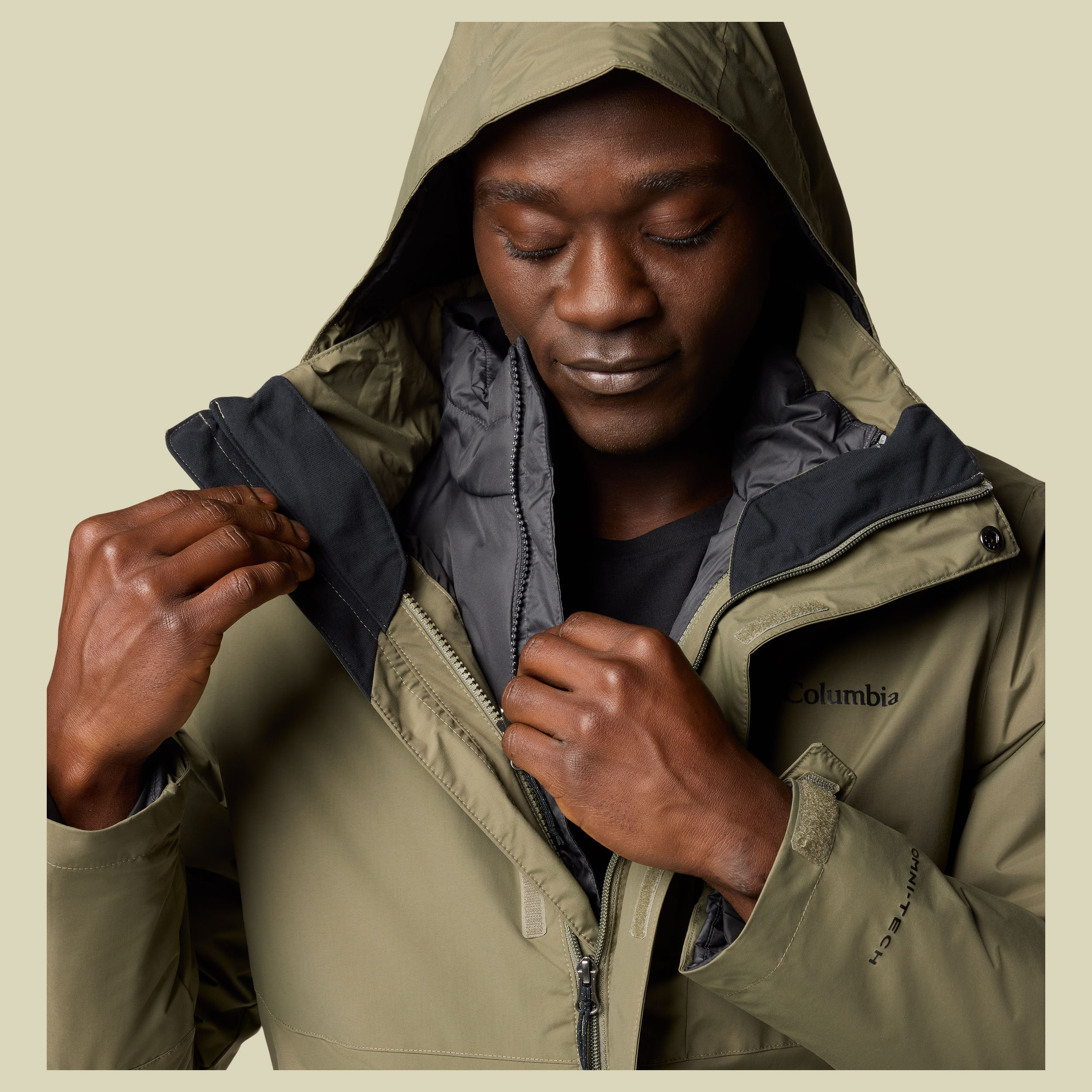Element Blocker III Interchange-Jacket Men XXL grün - stone green