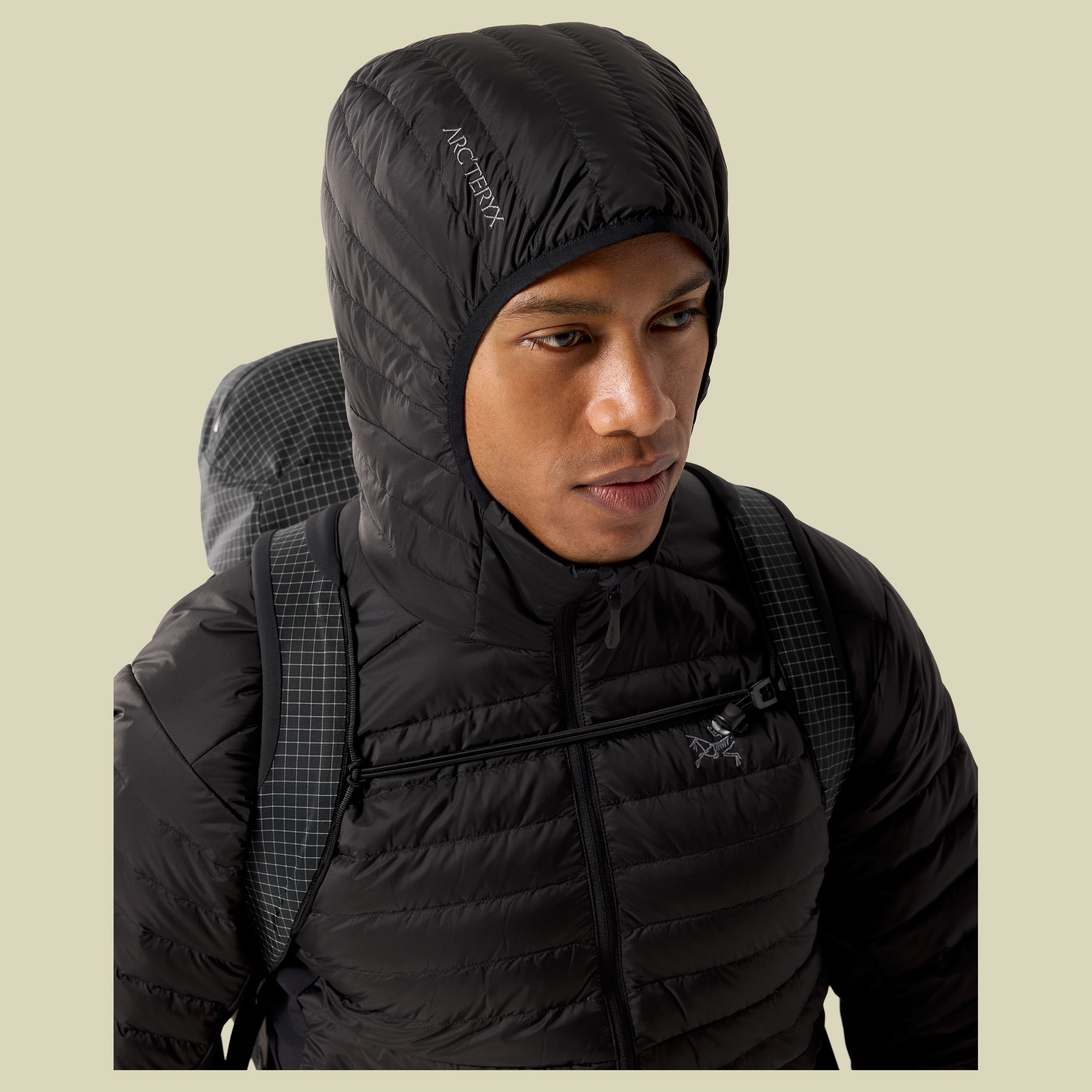 Cerium Hybrid Hoody Men schwarz M - black