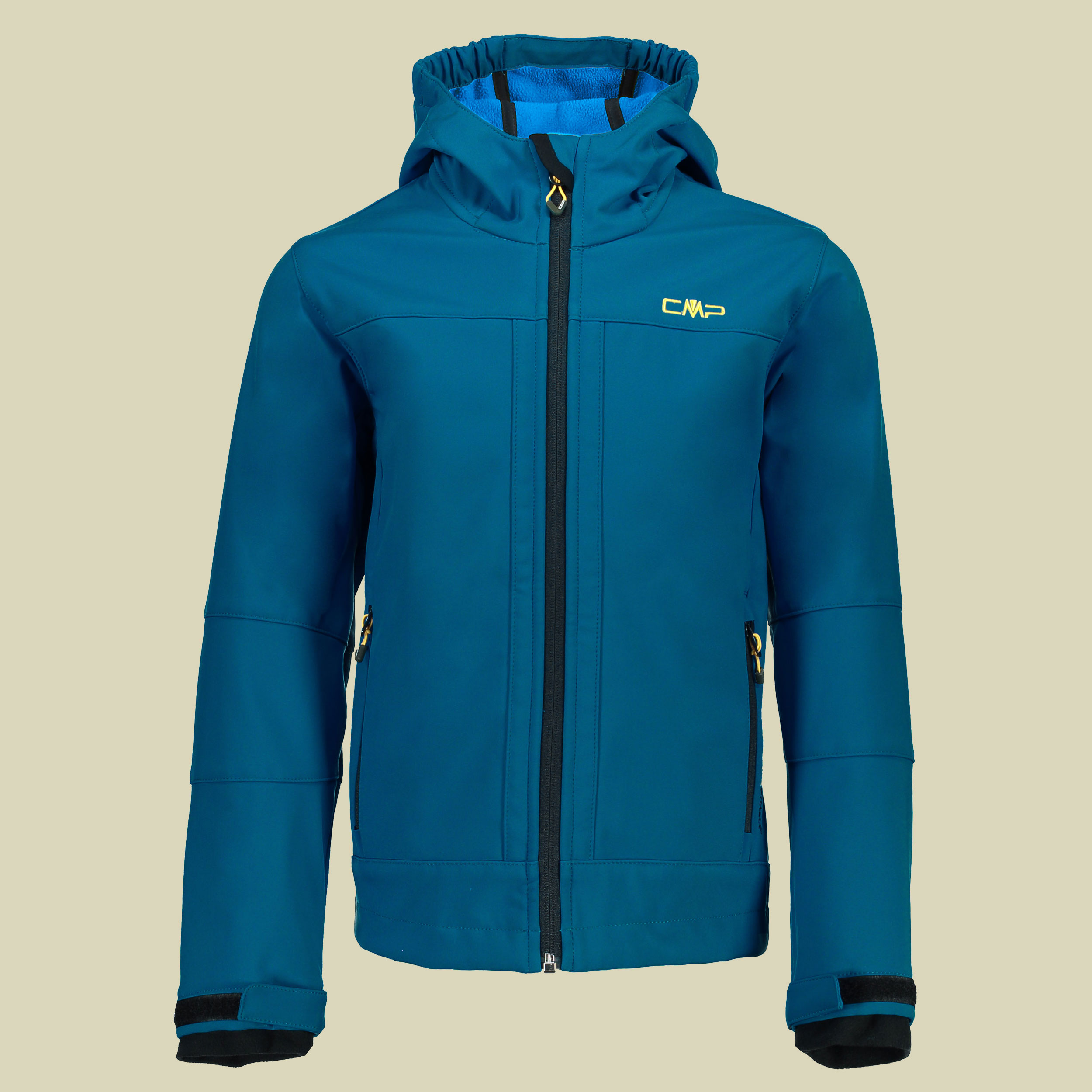 Boy Softshell Jacket Fix Hood CMP 3A00094 Größe 98 Farbe 54BA denim-river