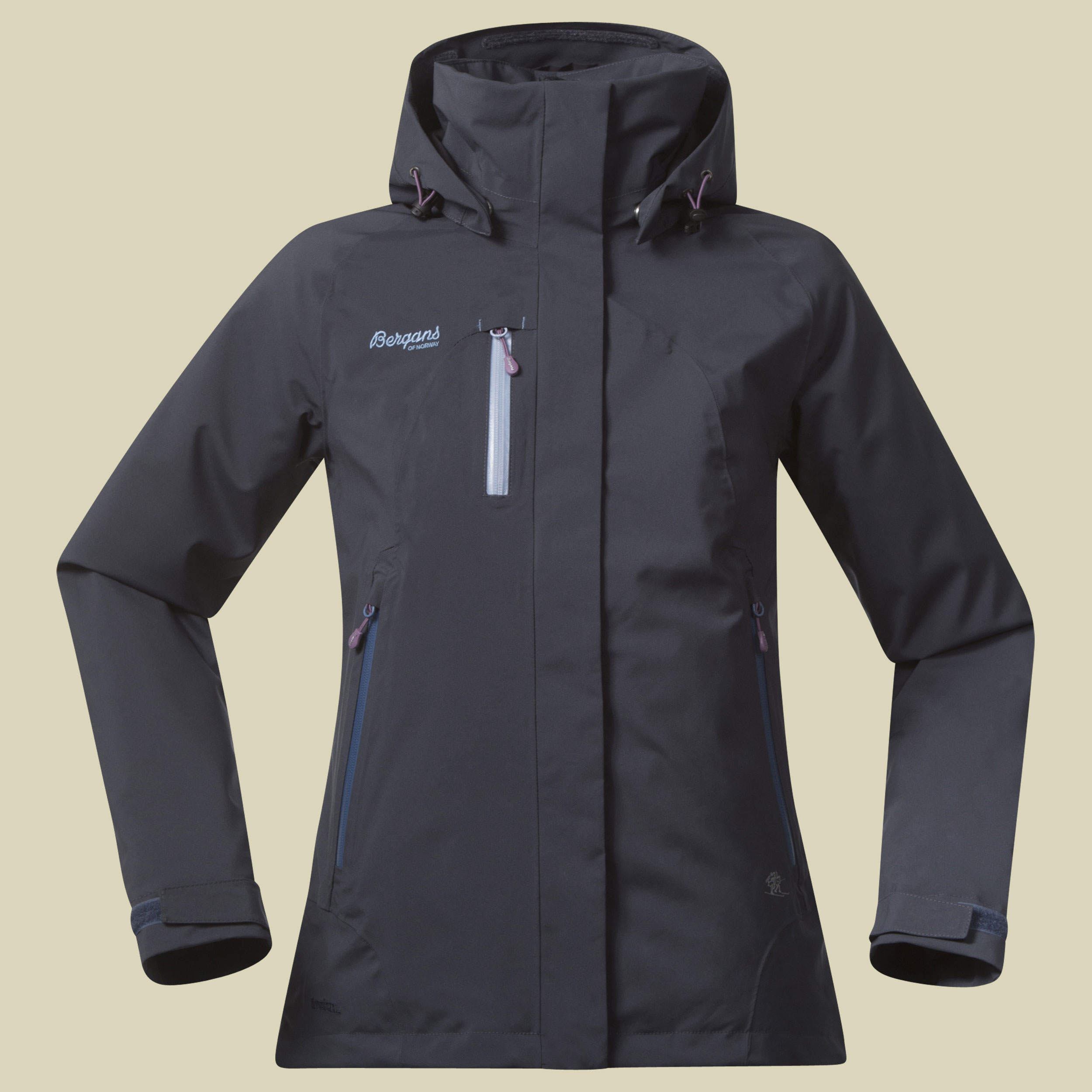 Flya Insulated Lady Jacket Größe XS Farbe night blue/dusty blue/light blue