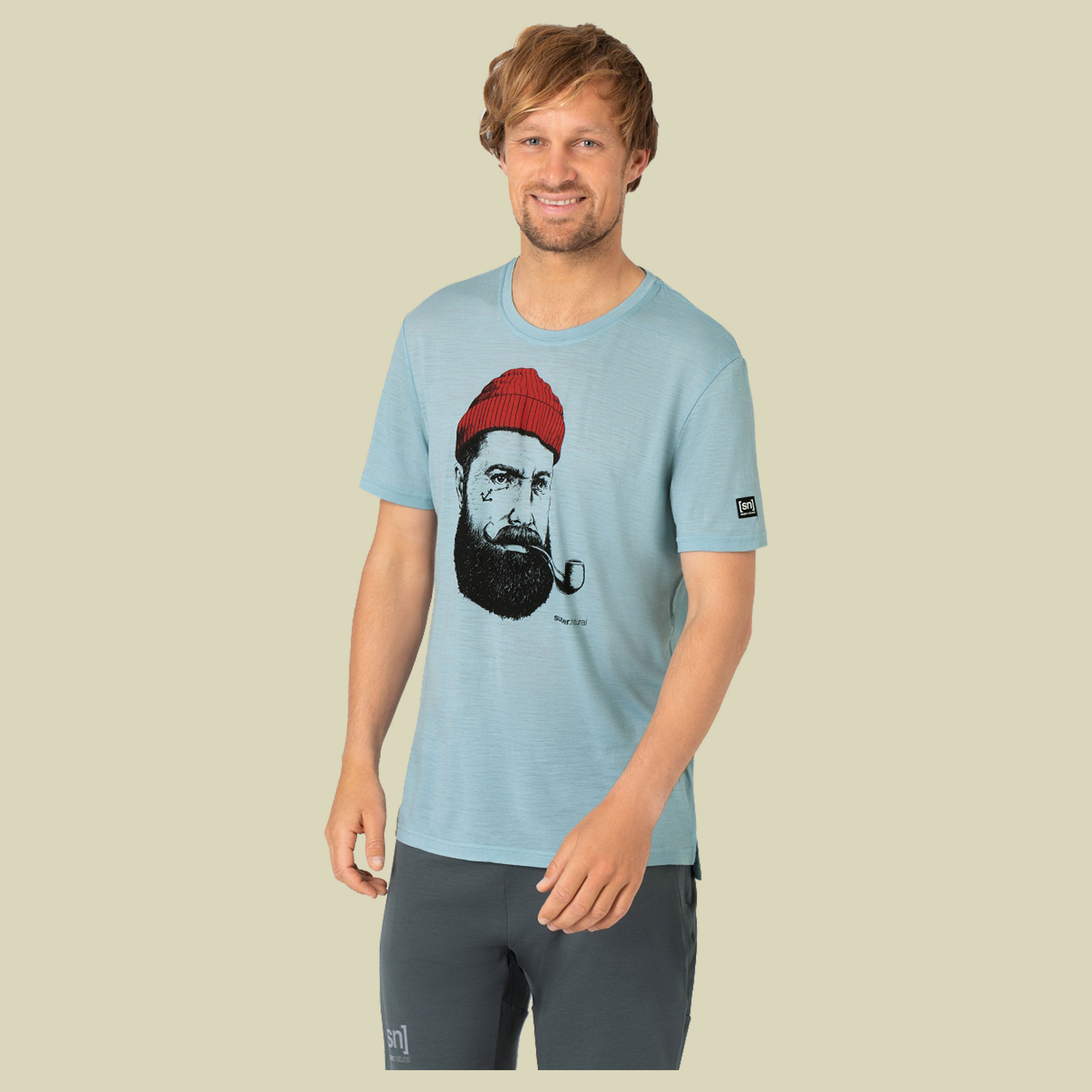 Sailor Tee Men Größe L  Farbe cloud blue/jet black/high risk red