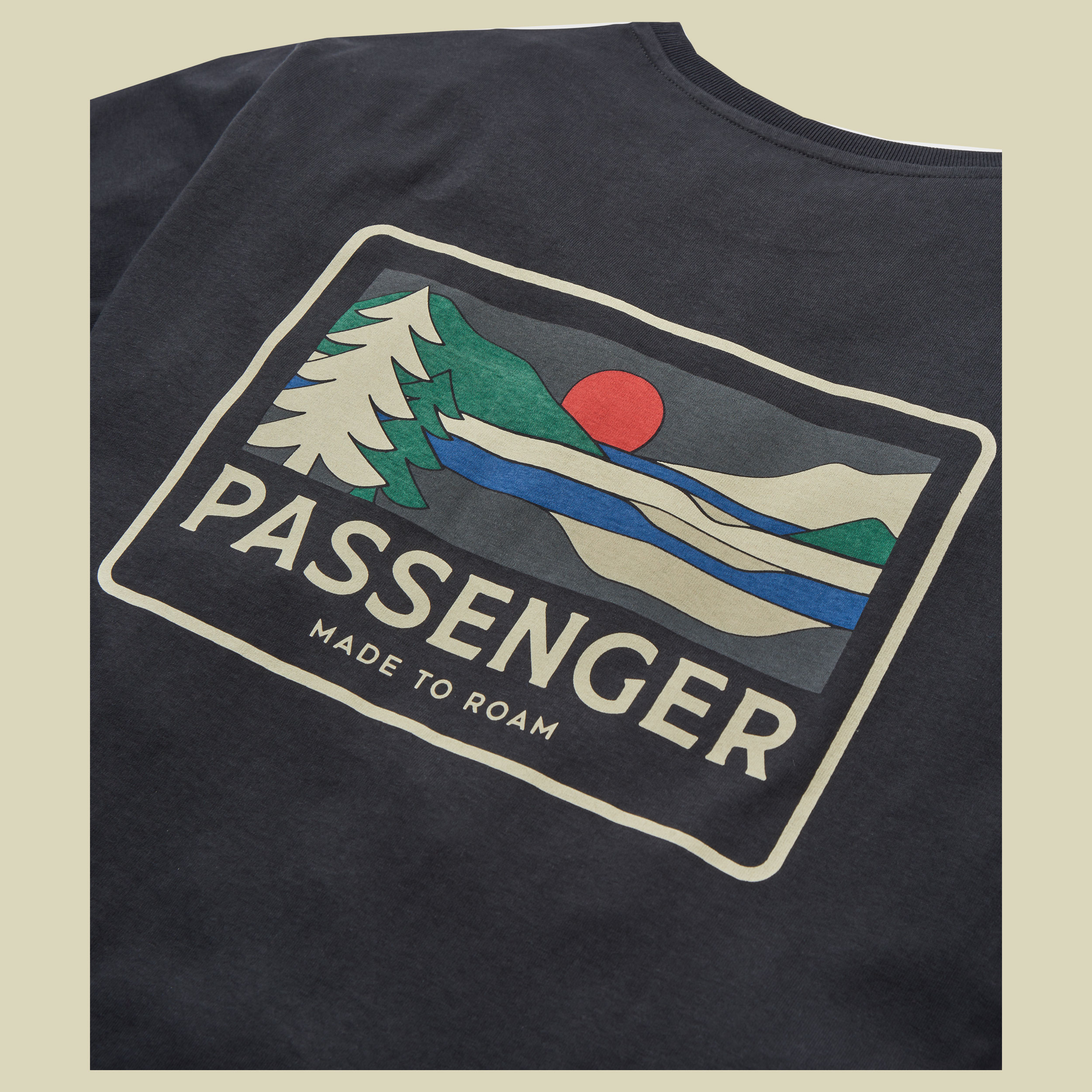 Roamer Recycled Cotton T-Shirt Men L schwarz - black