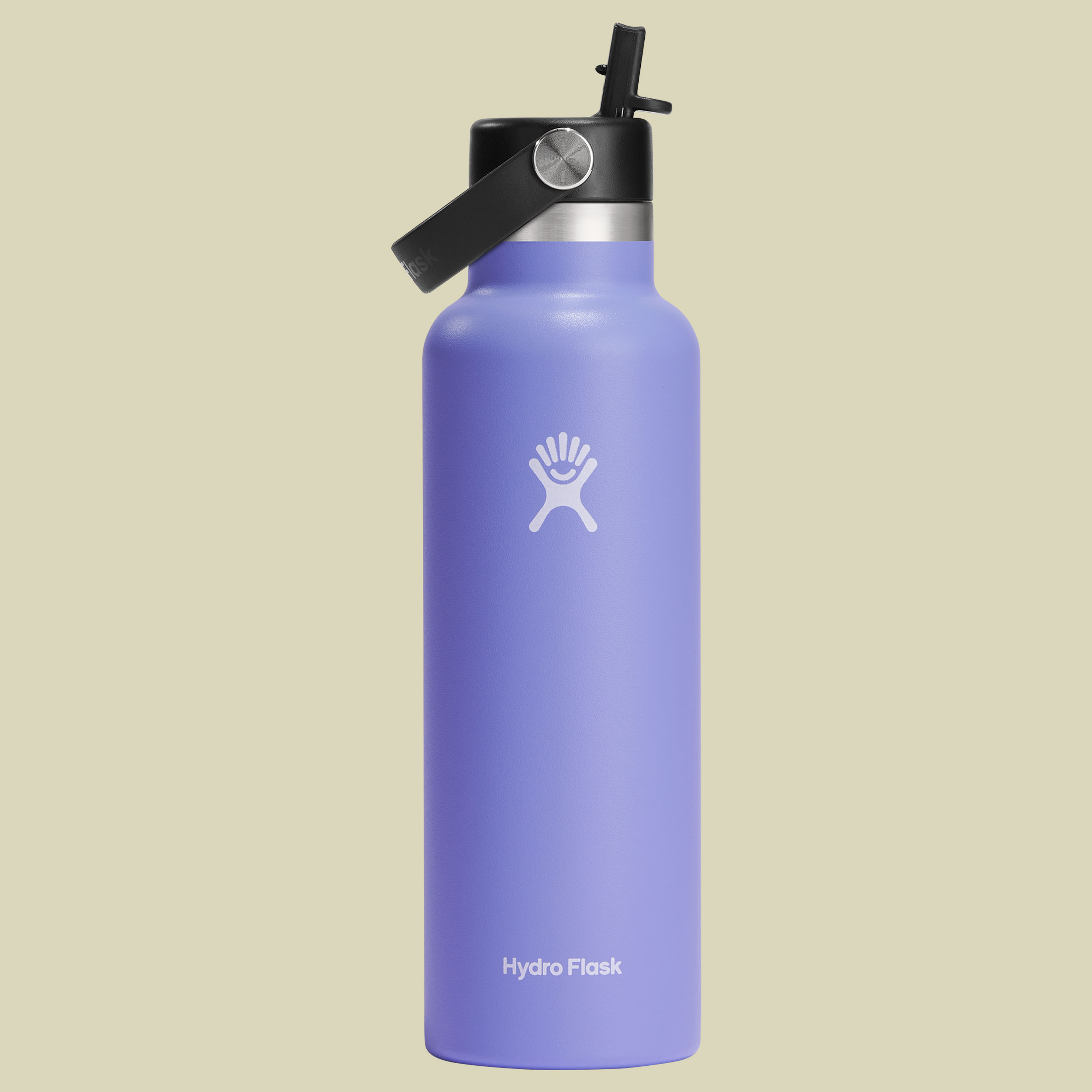 Hydro Flask 21 oz Standard Mouth w. Flex Straw Cap Volumen 621 Farbe lupine