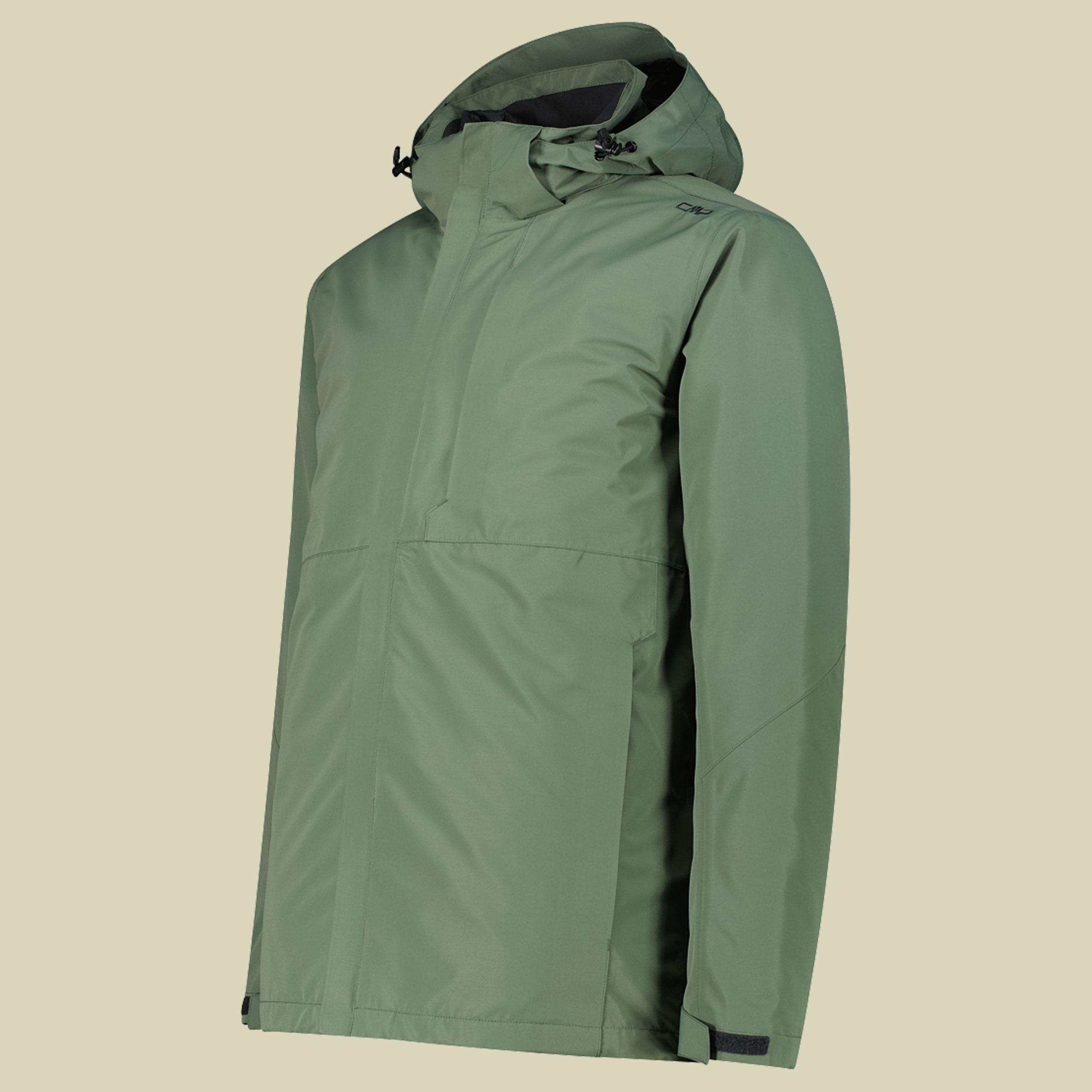 Man Jacket Zip Hood Detachable Inn.Jacket 33Z1577D 56 grün II - Farbe musk