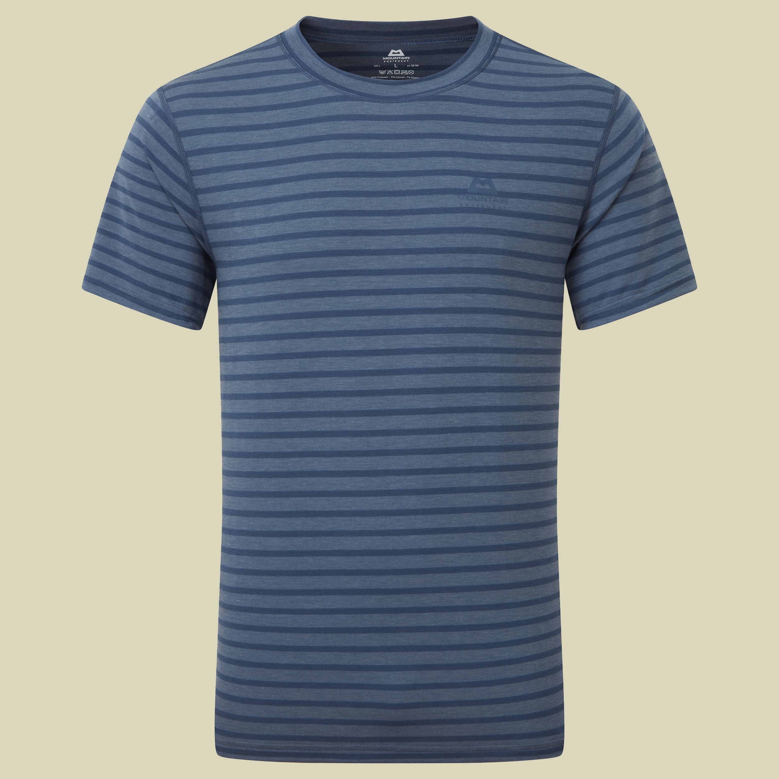 Groundup Tee Men Größe M  Farbe denim blue stripes