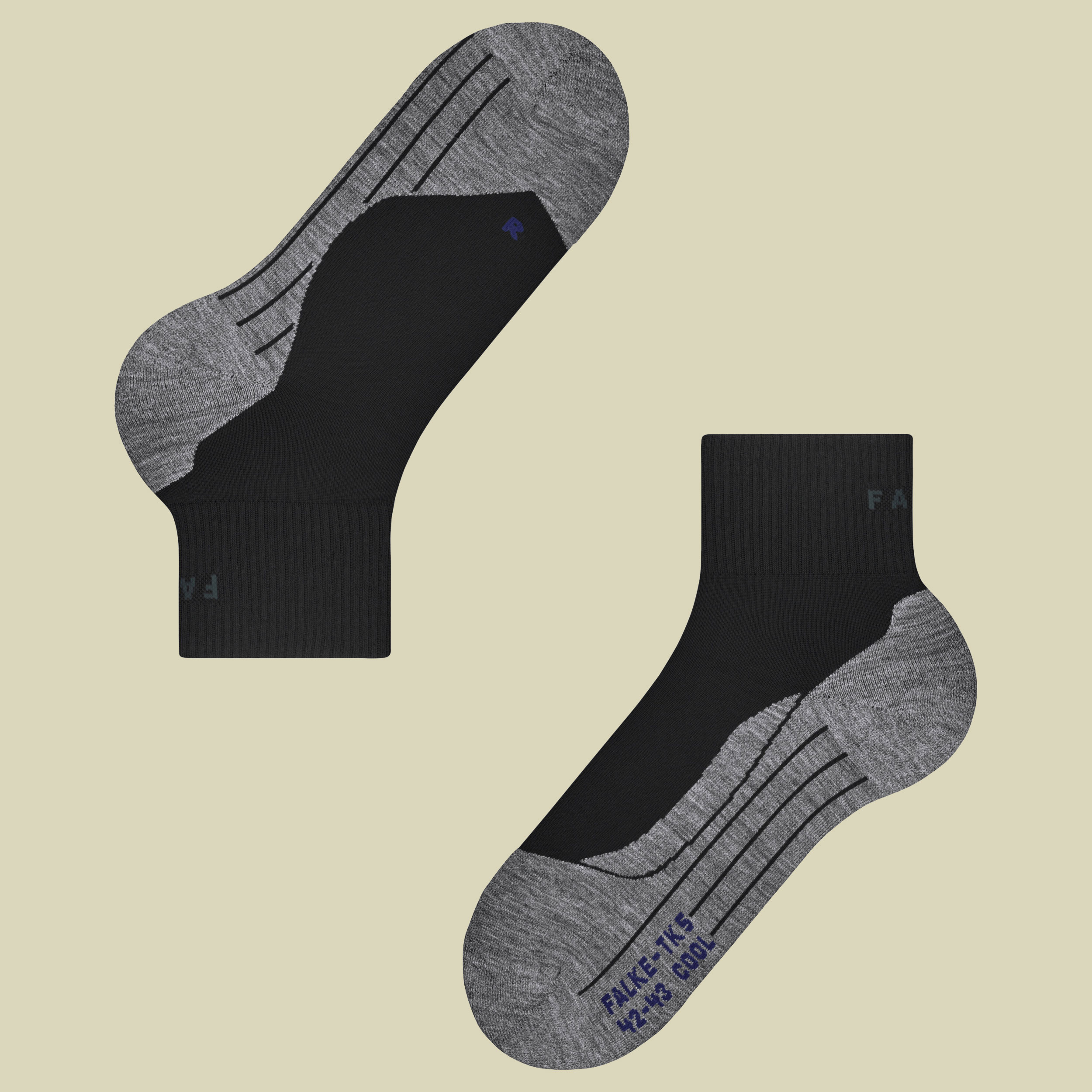 TK 5 Wander Cool Short Men 46-48 schwarz - black-mix