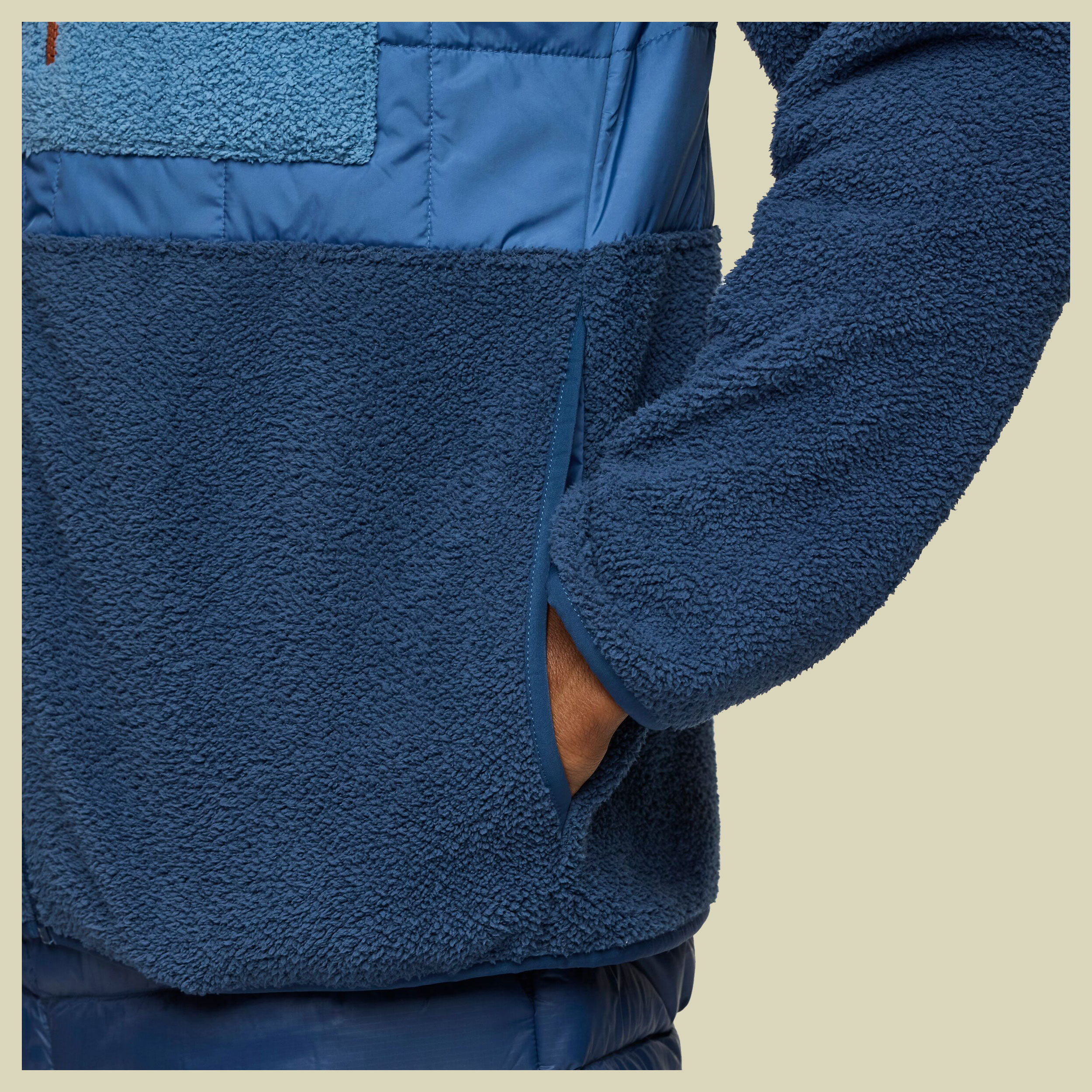 Trico Hybrid Hooded Jacket Men S blau - deep sea