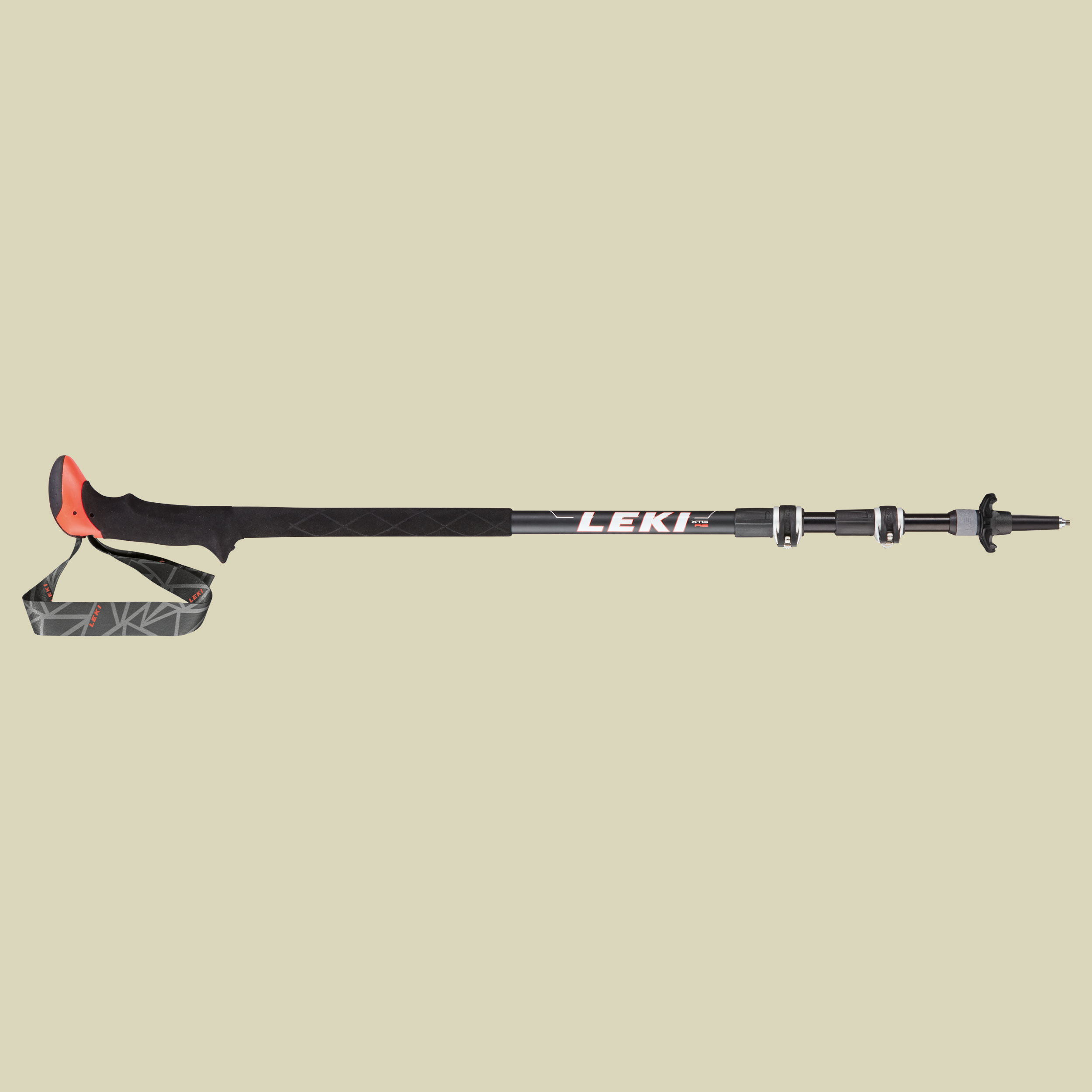 Sherpa XTG Antishock Länge 110 - 145 cm Farbe schwarz-weiß-anthrazit-rot