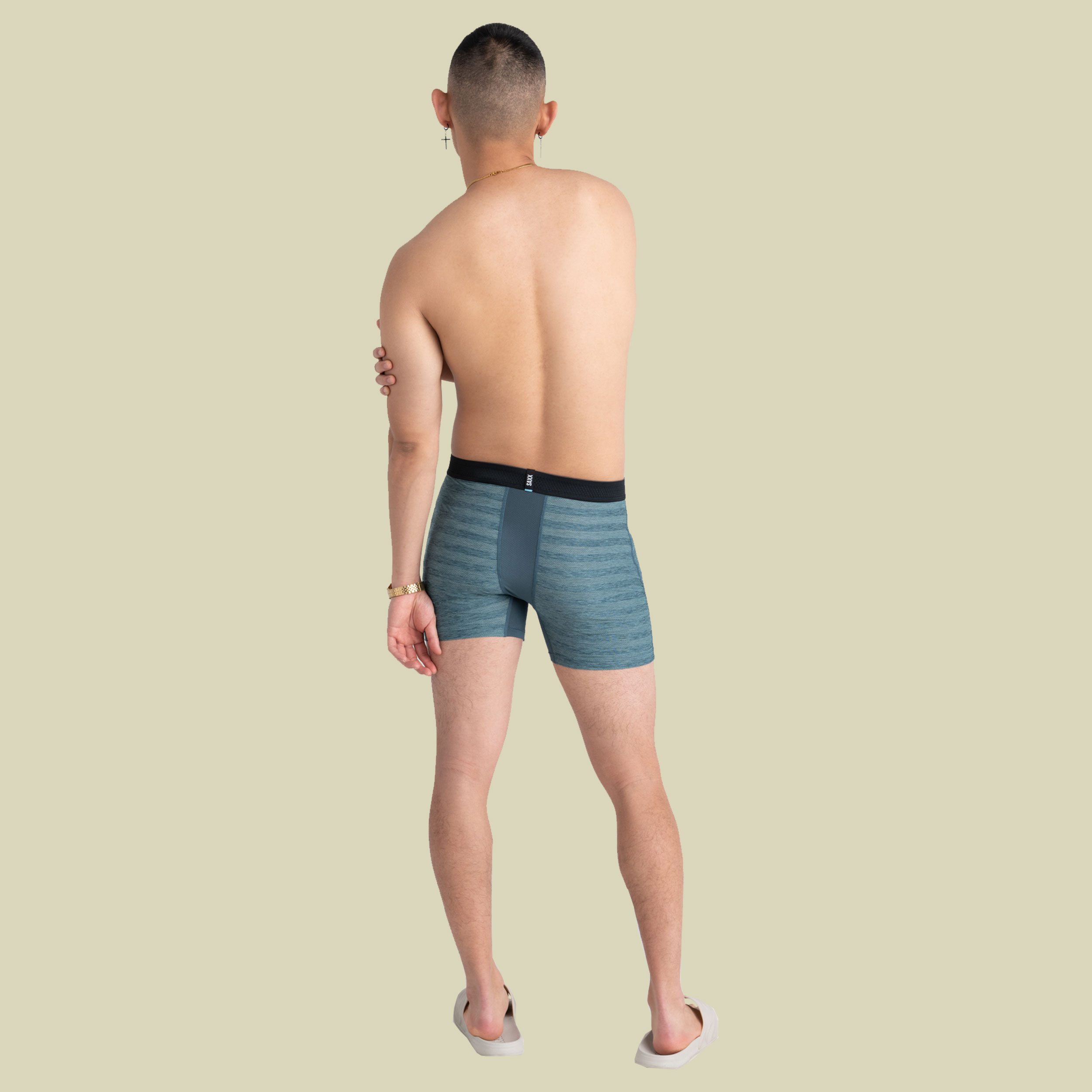 Droptemp Cooling  Mesh Boxer Brief Fly Größe XL Farbe washed teal heather
