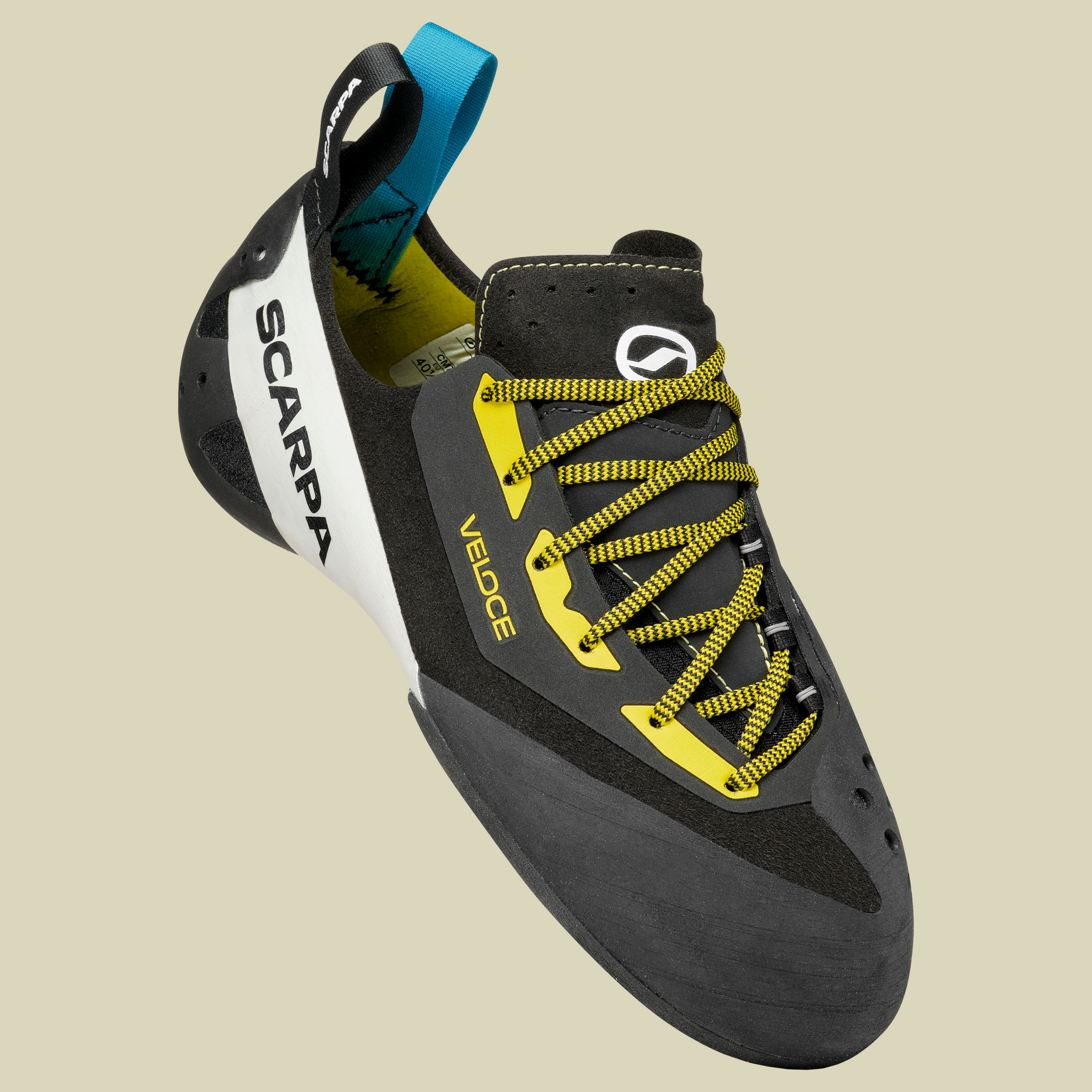 Veloce Lace Men Größe 43 Farbe black/yellow