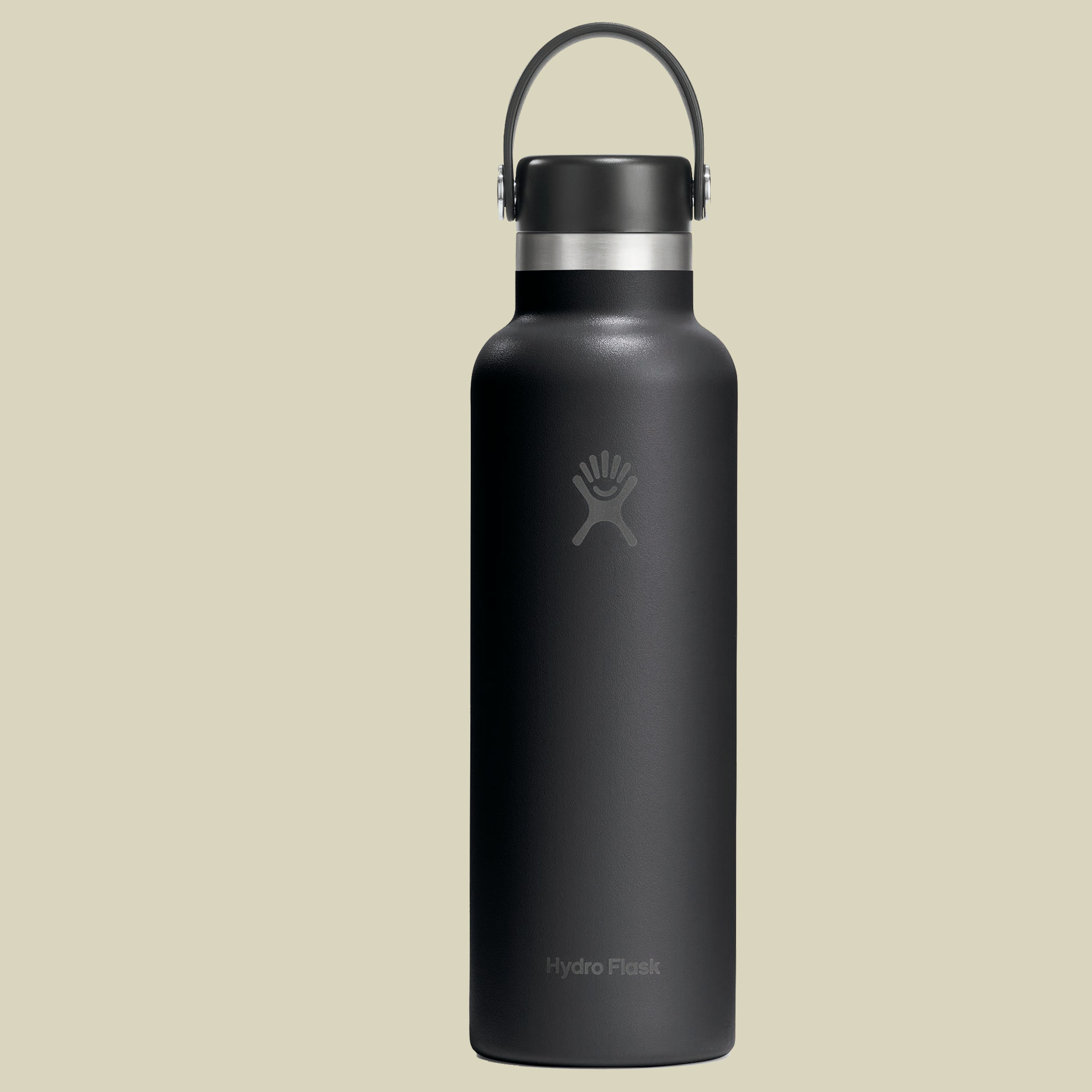 Hydro Flask 21 oz Standard Mouth Flex Cap schwarz 621 - black