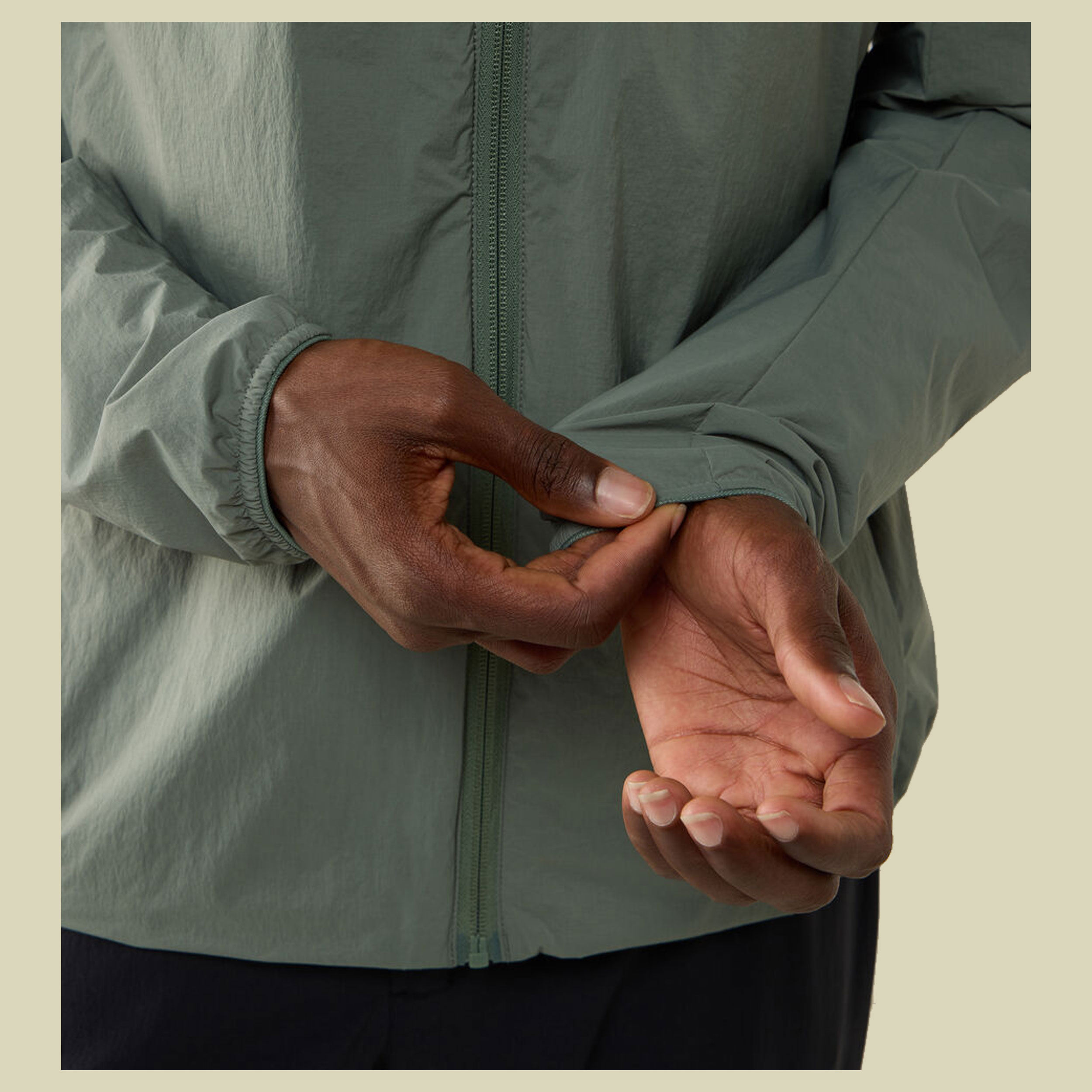 L.I.M Mimic Barrier Hood Men XL grün - chlorophyll green