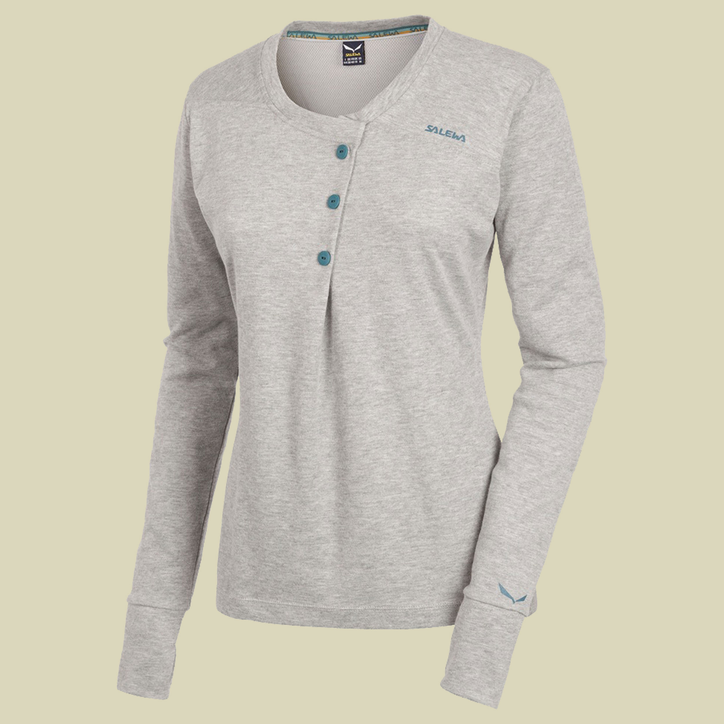 Val Di Daone 2 Dry L/S Tee Women Größe 36 Farbe grey melange