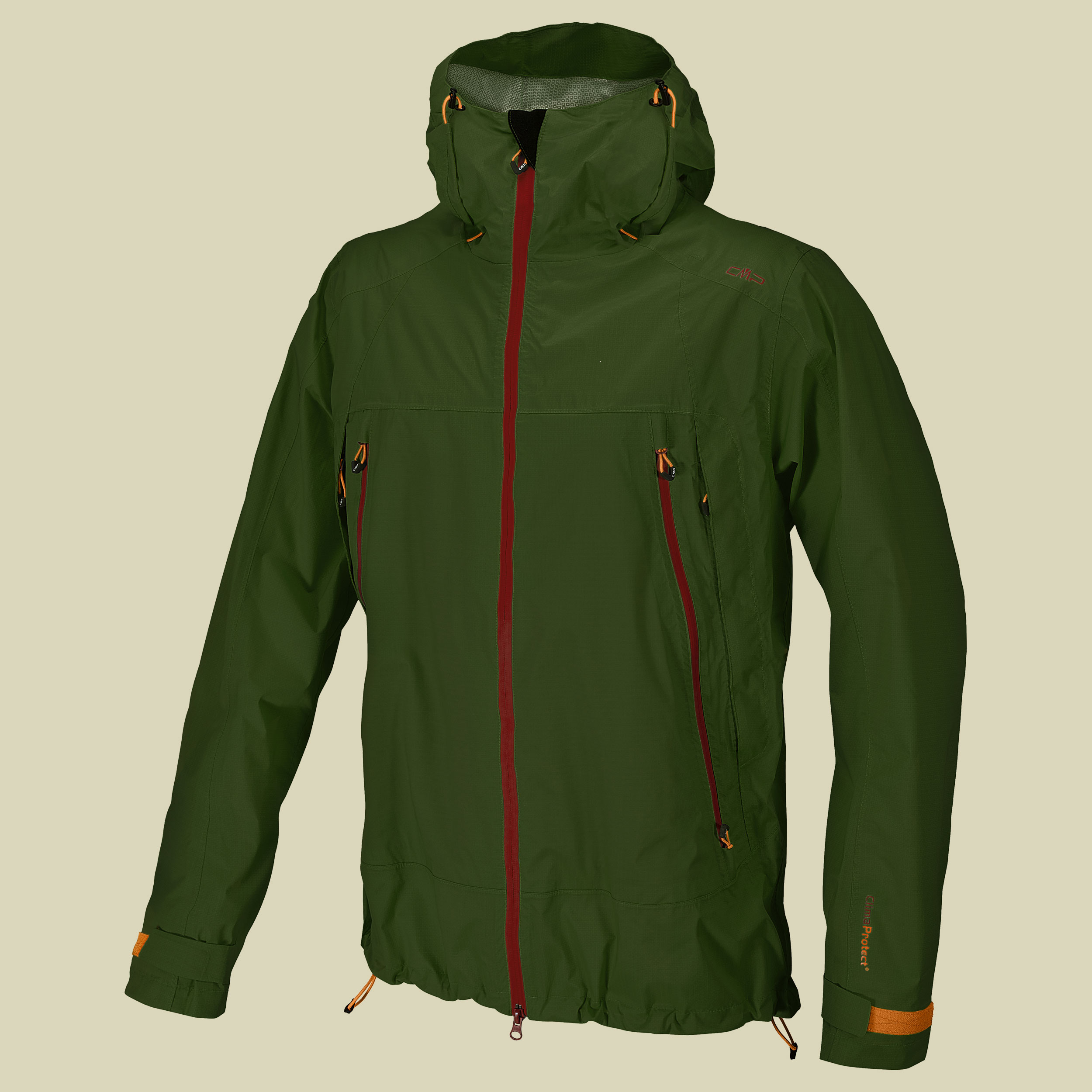 Man Jacket Fix Hood 3Z59057 Größe 46 Farbe E298 forest/porto-inka gold
