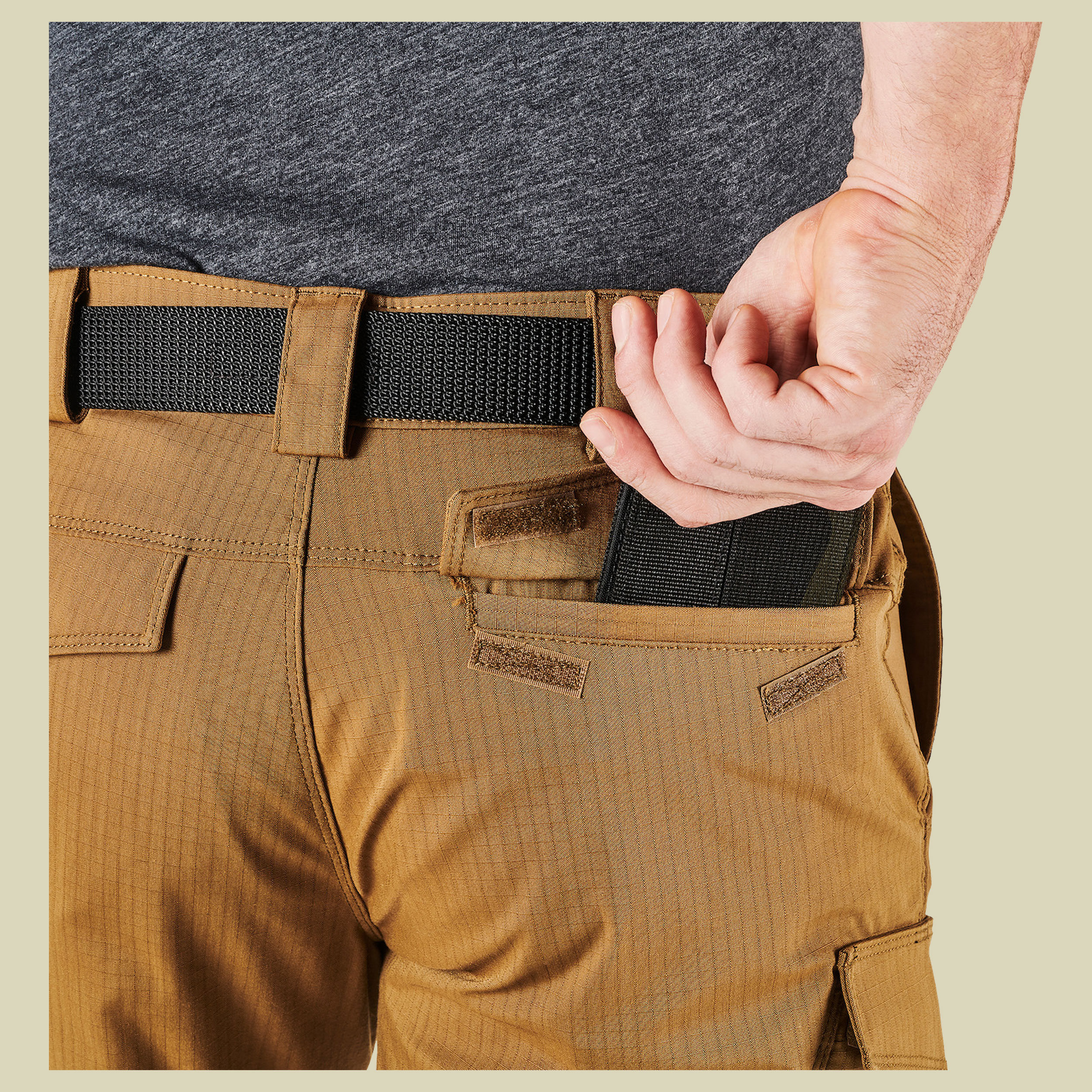 Icon Pant Men 38 beige - kangaroo